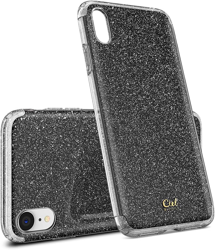 CYRILL Glitter Designed for Apple iPhone XR Case (2018) - Bling Black Glitter