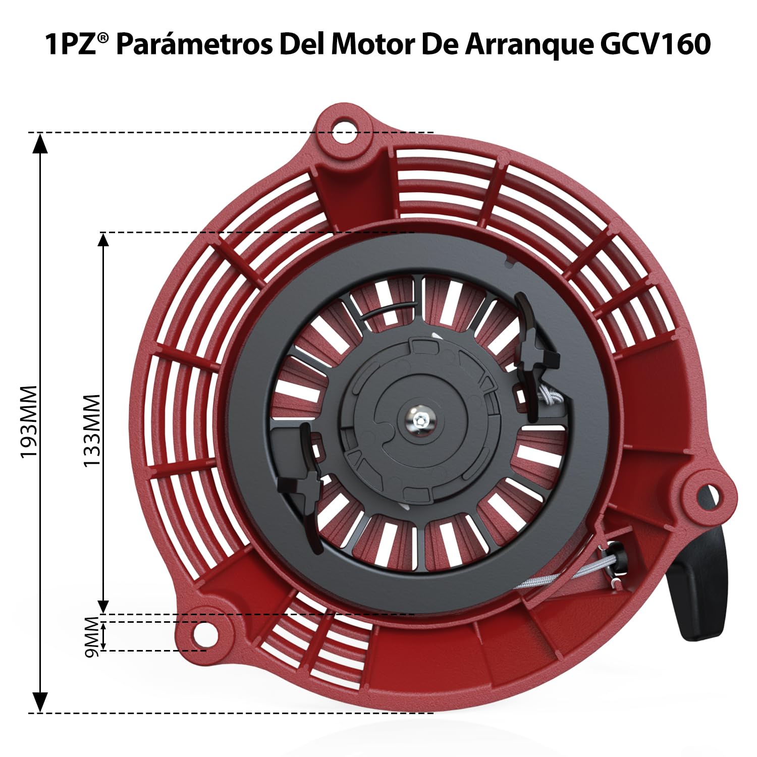1PZ SP1-GC5 Arrancador de Retroceso para Honda GC135 GC160 GCV135 GCV160 EN2000 5.5HP 6HP Cortacésped Motor 28400-ZL8-023ZA 28400-ZL8-013ZA