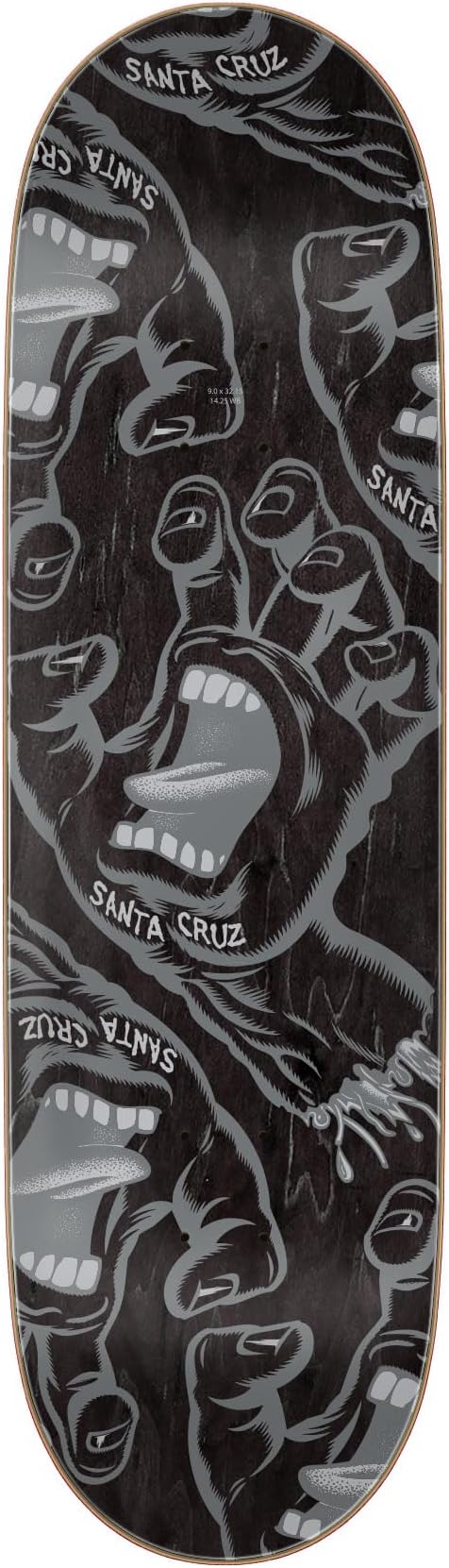 SANTA CRUZ 8.8'' x 31.95'' Skateboard Deck - Screaming Hand