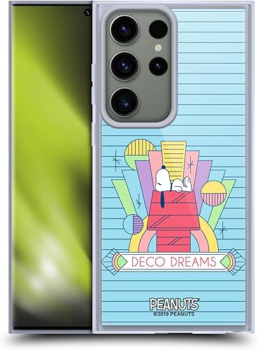 Miniatura 69 de Head Case Designs Funda de gel suave con licencia oficial de Peanuts House Snoopy Deco Dreams compatible con Samsung Galaxy S23 5G Casa,Blue