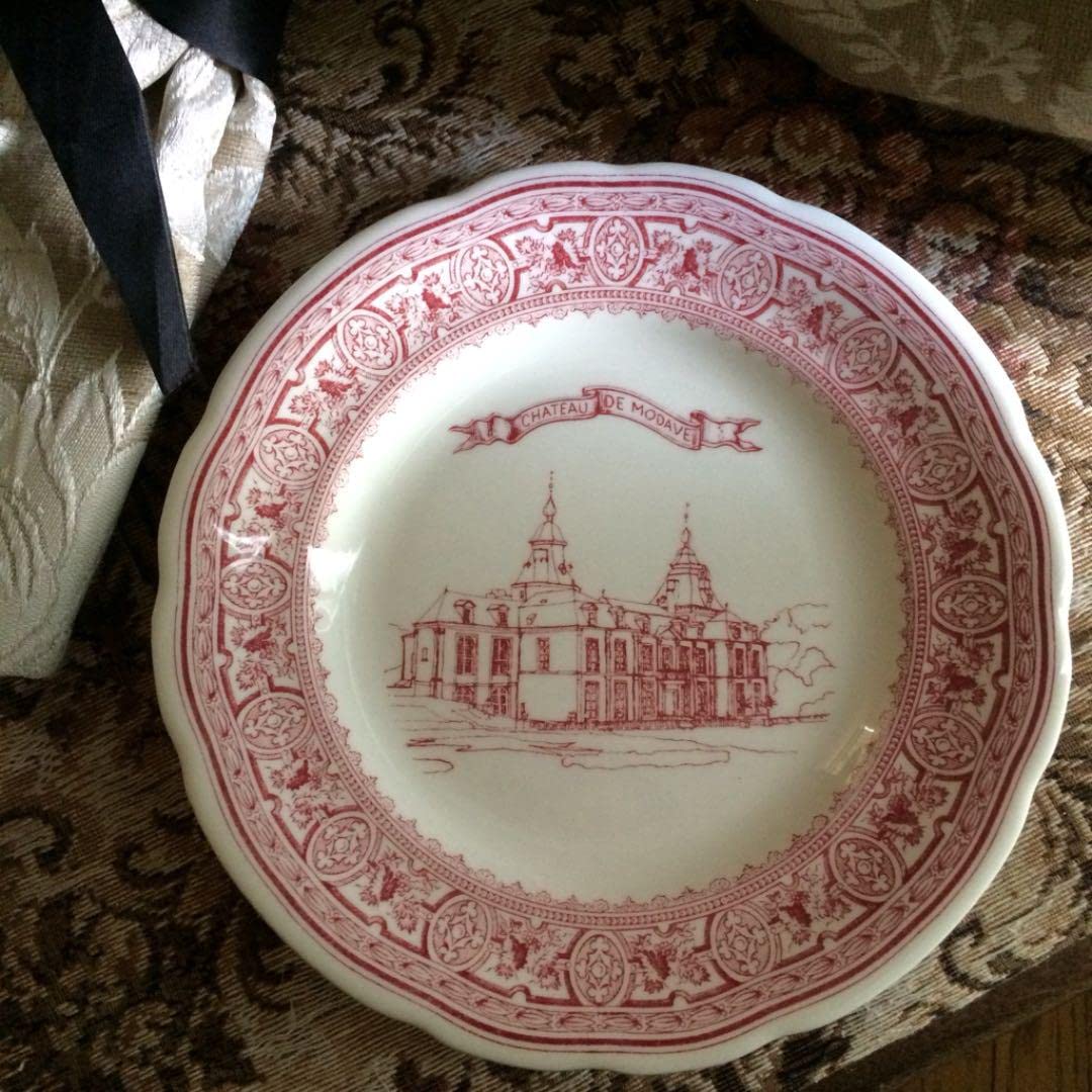 Gien France 【CHATEAU DE MODAVE】デザートプレート Amazon.co.jp: Gien France CHATEAU DE MODAVEデザートプレート