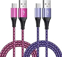Vista 8 de Paquete de 2 cables USB tipo C de carga rápida para Google Pixel 6, cable de carga tipo C para Google Pixel 8 Pro/8/7a/7 Pro/6a/5a/4a/5; Samsung