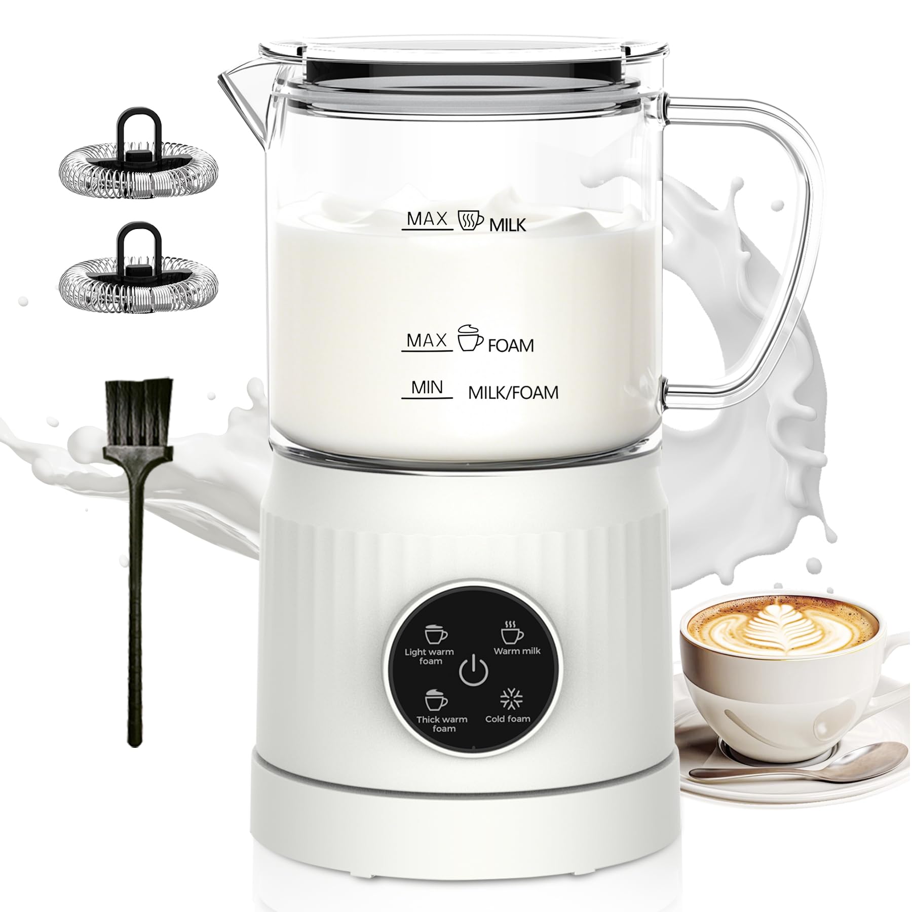 Casimhu 4-in-1 Milk Frother