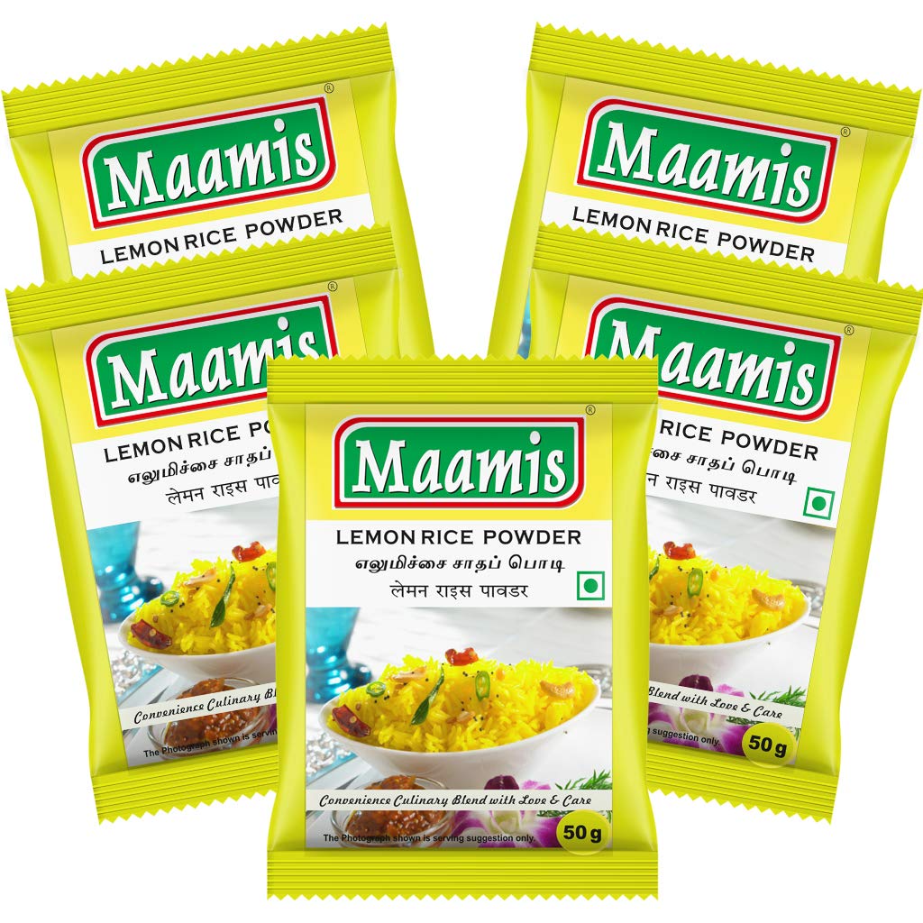 Maamis Lemon Rice Powder 50g (Pack of 5)
