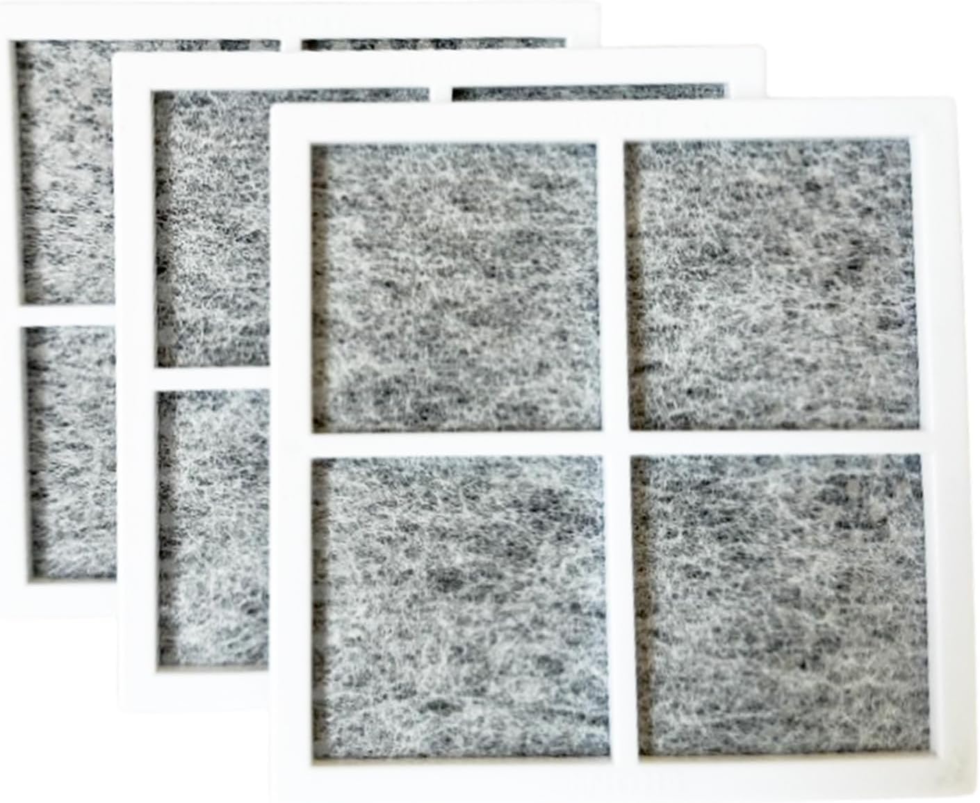 3 Pcs Refrigerator Air Filter Fit for LG LRFVC2406S, LFXS28566M, LFXS28596D, SRFVC2406S, LRMVC2306S, LRMNC1803S Refrigerator Replacement Part
