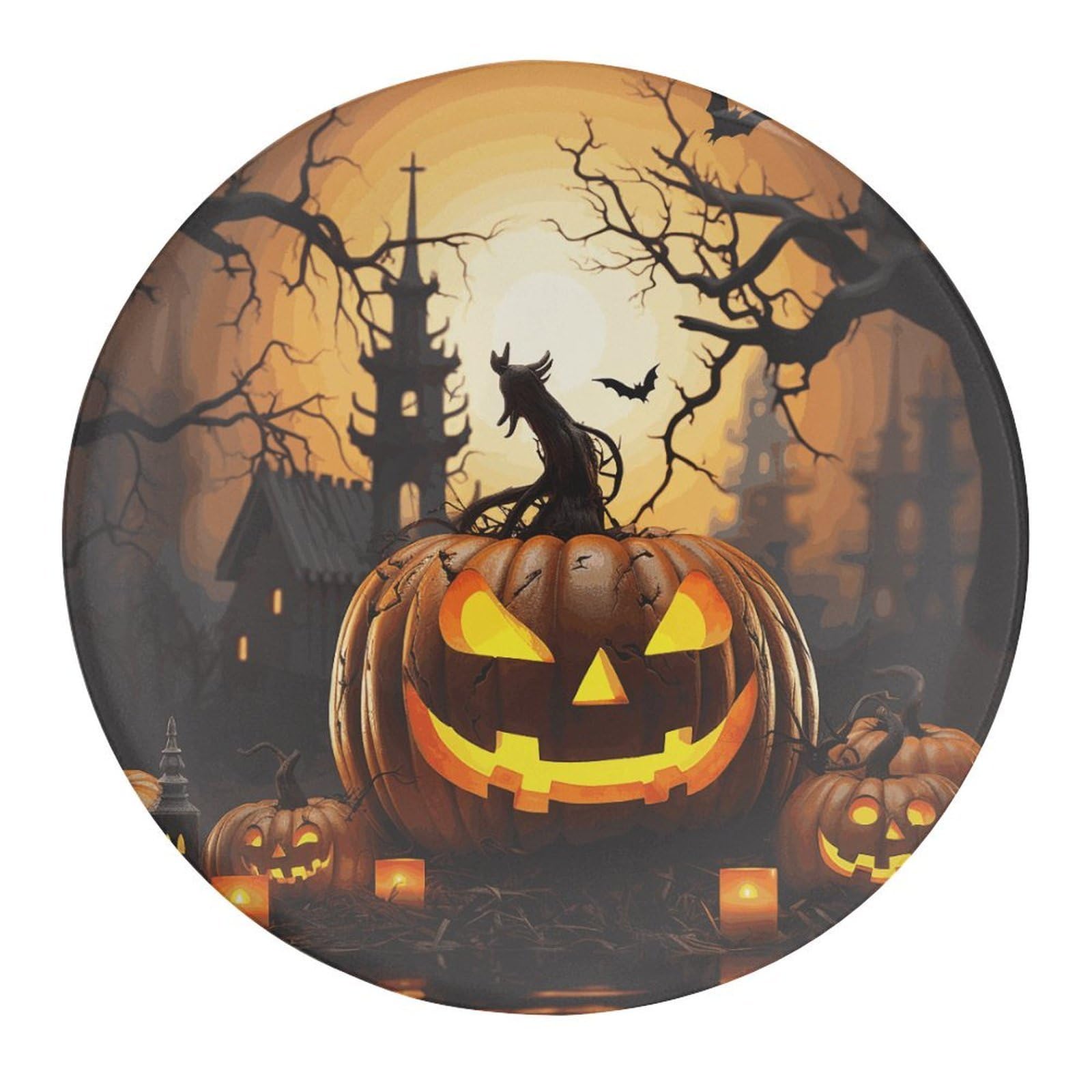 Fekiloot Style Halloween Pumpkin Refrigerator Magnet Fridge Magnet4 Pcs