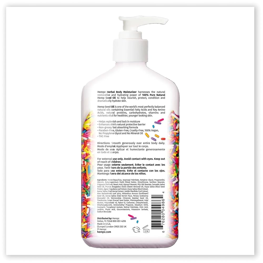 Amazon.com : Hempz Body Lotion - Buttercream Vanilla Cake