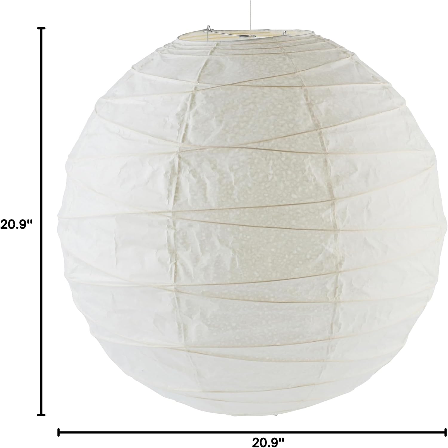 Japanese Washi Round Paper Lantern 21", Japanese Pendant Hanging Lamp Shade, Only Paper Lantern