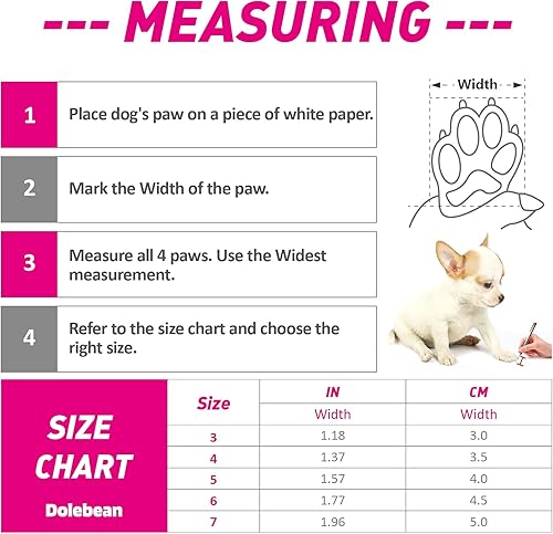 Miniatura 3 de Zapatos para perros pequeños y medianos y protectores de patas de cachorros, botines para perros para botas de pavimento caliente, antideslizantes,