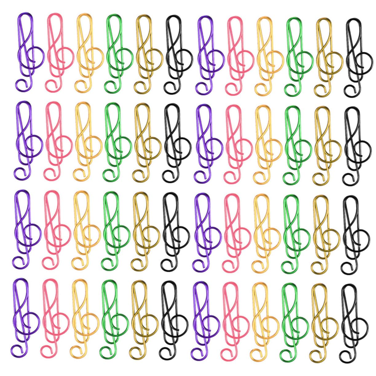 Operitacx 5 Set Nota Graffetta Paperclips Clip Di Carta Scolastica Graffette D'oro Graffette Grandi Fermagli Colorati Per Ufficio Graffette Creative Graffetta Metallo 85 Pezzi*5