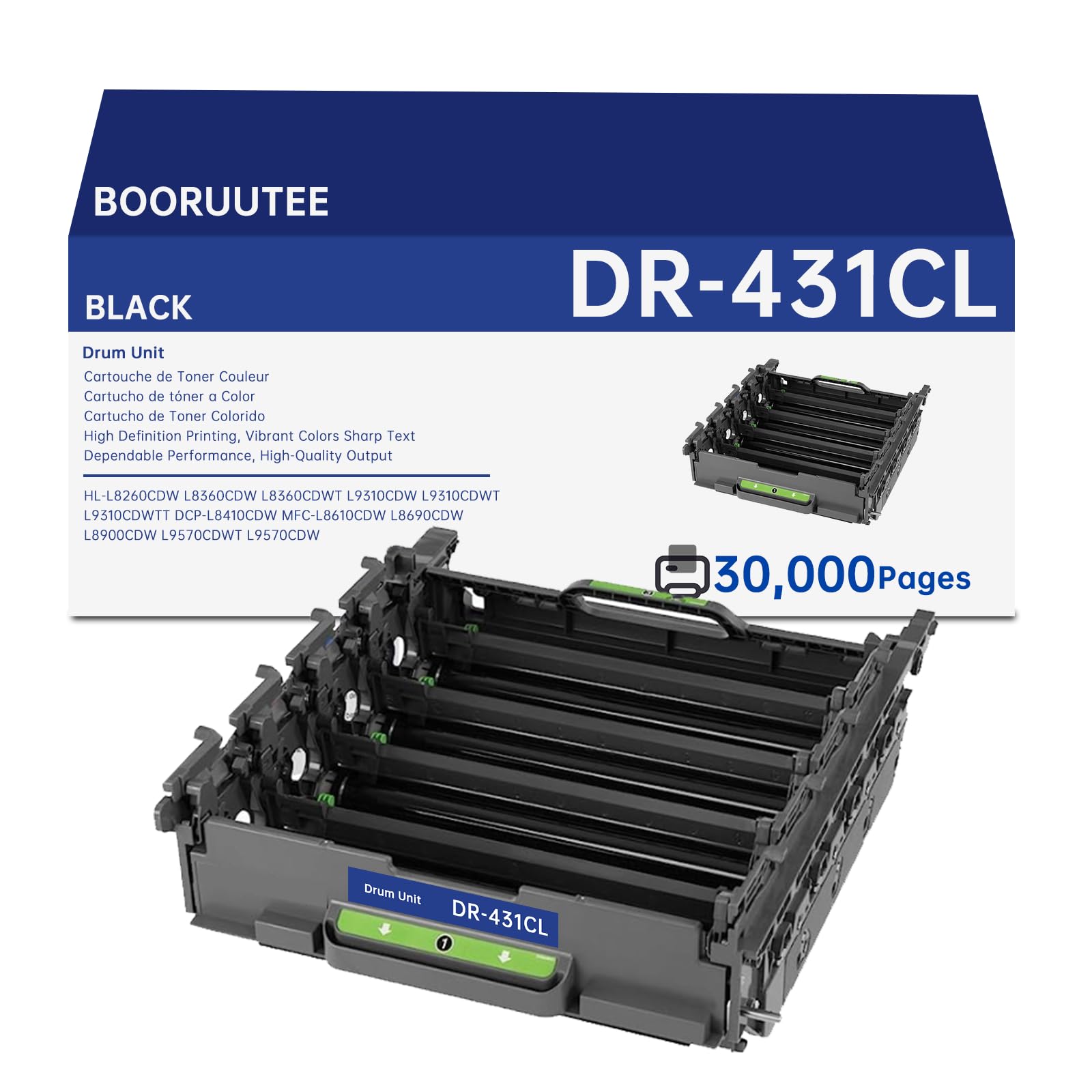 Tambour DR421CL Compatible Brother – Pour HL-L8260CDW, DCP-L8410CDW, MFC-L8690CDW, Etc.