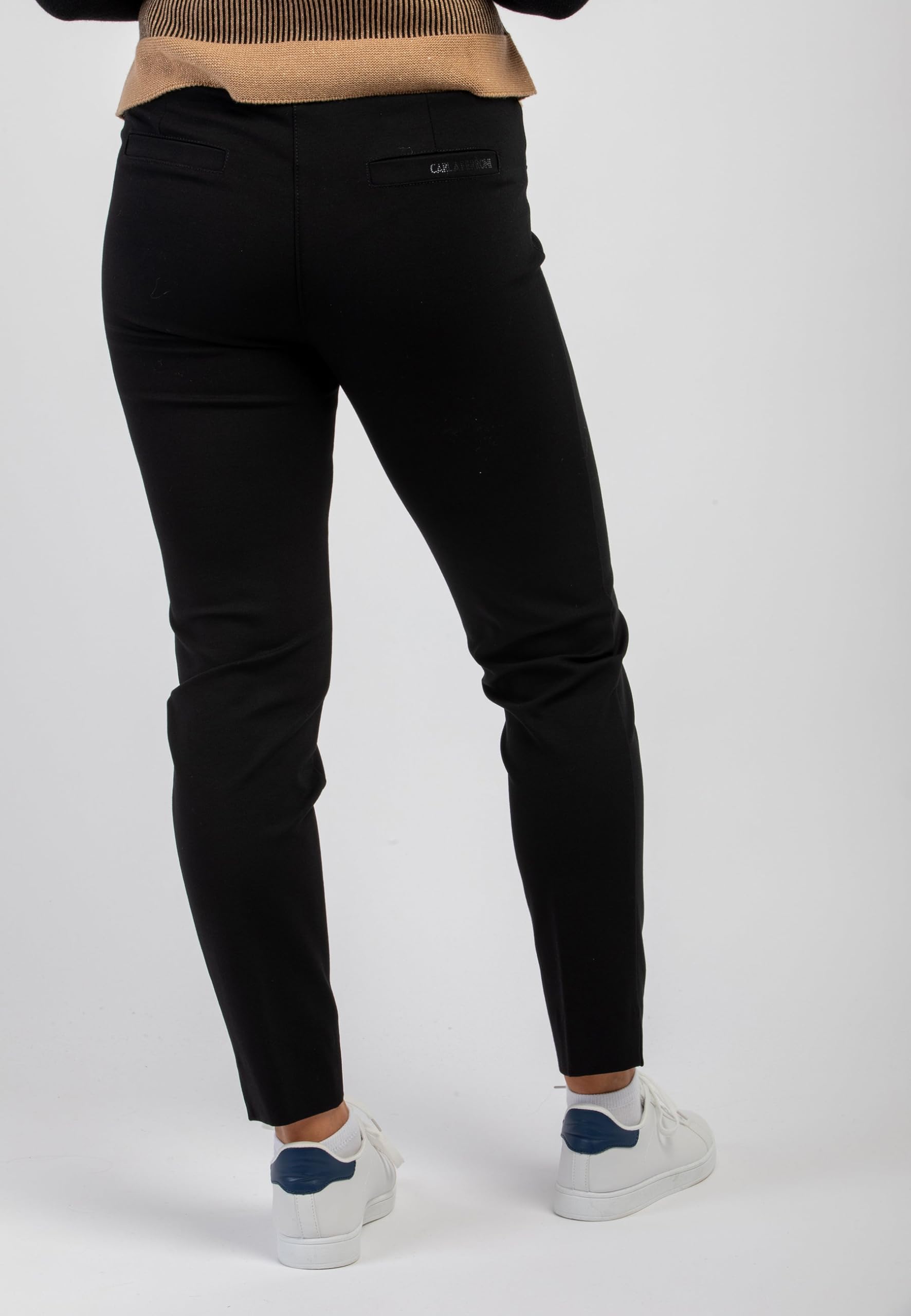 Carla Ferroni Pantalone Donna Invernale in Comodo Jersey Elasticizzato Art. 15937