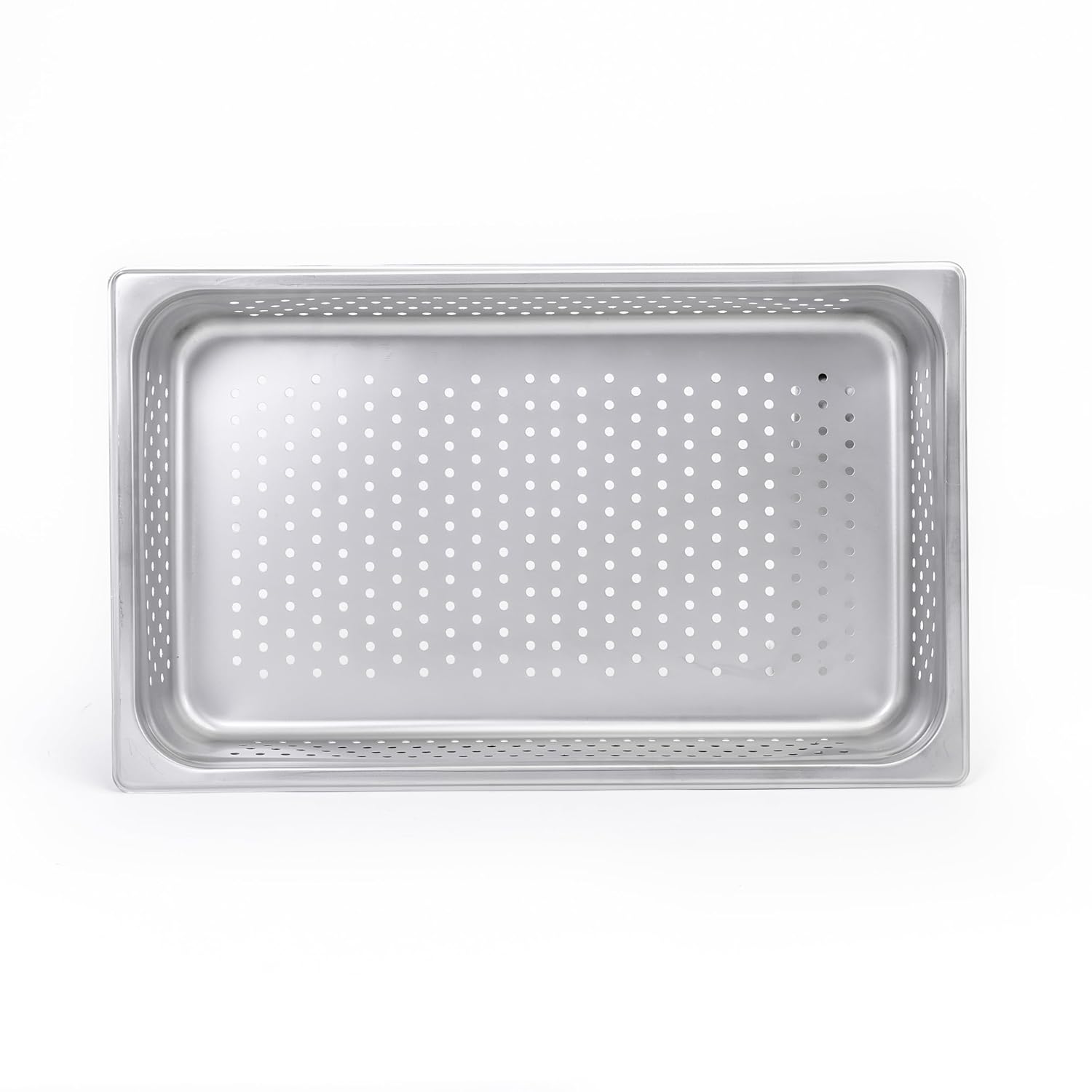 Adcraft Perforated Steam Table/Hotel Pan, Full Size, 4" Deep, Pack of 6, in Stainless Steel (PP-200F4)