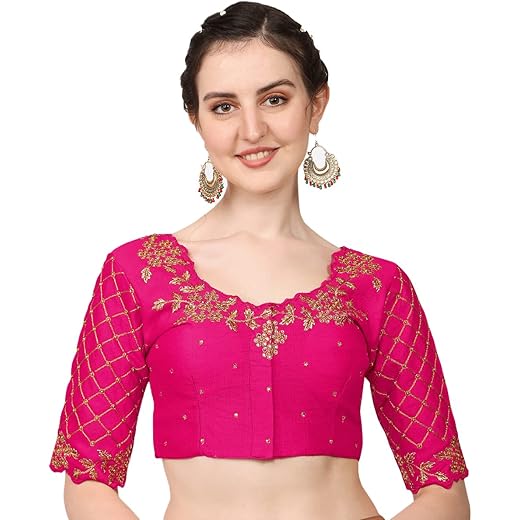 Pujia Mills Womens Embroidery Blouse