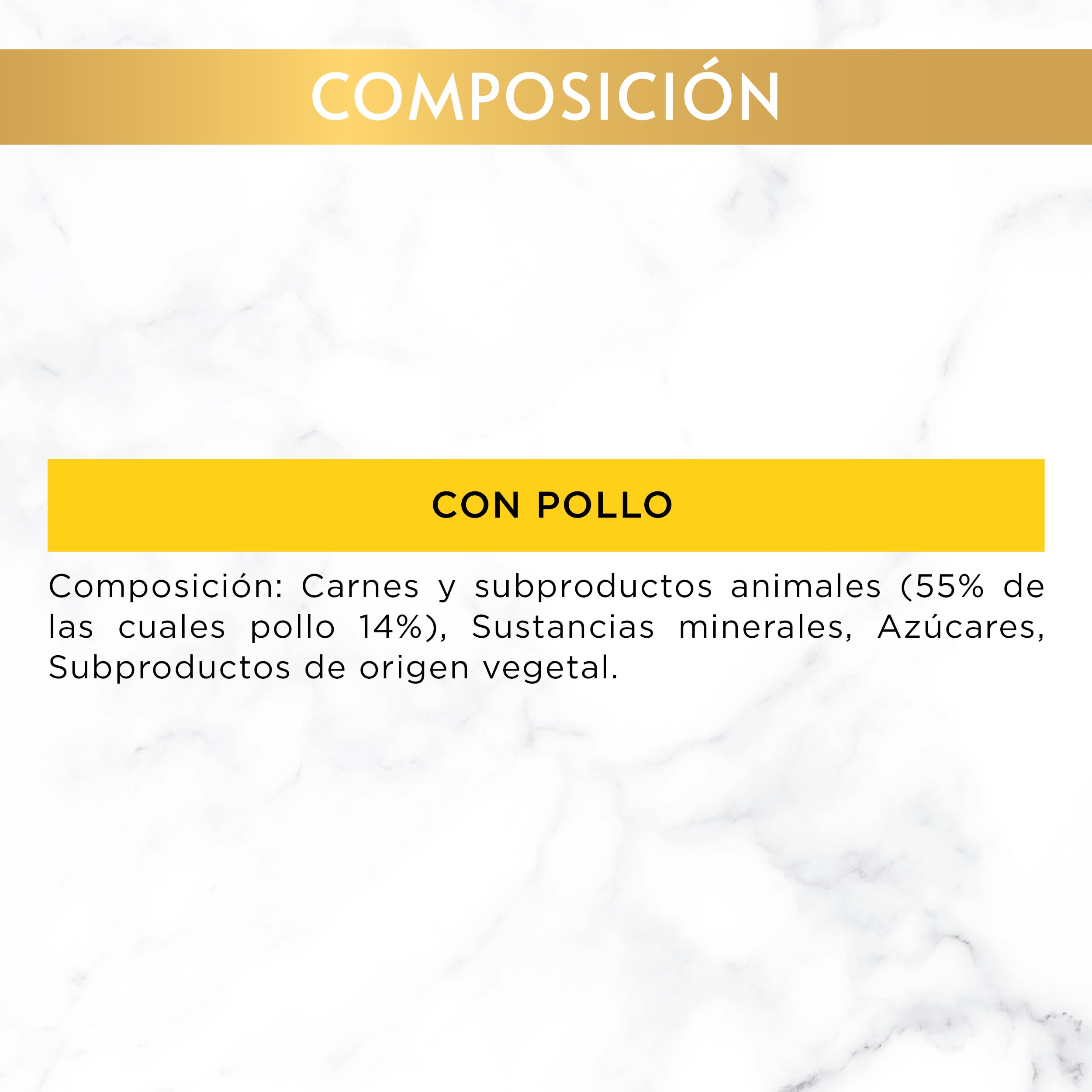 GOURMET Gold Terrine, Comida Húmeda para Gato Adulto, Paté de Pollo, Pack de 24 Latas de 85 g