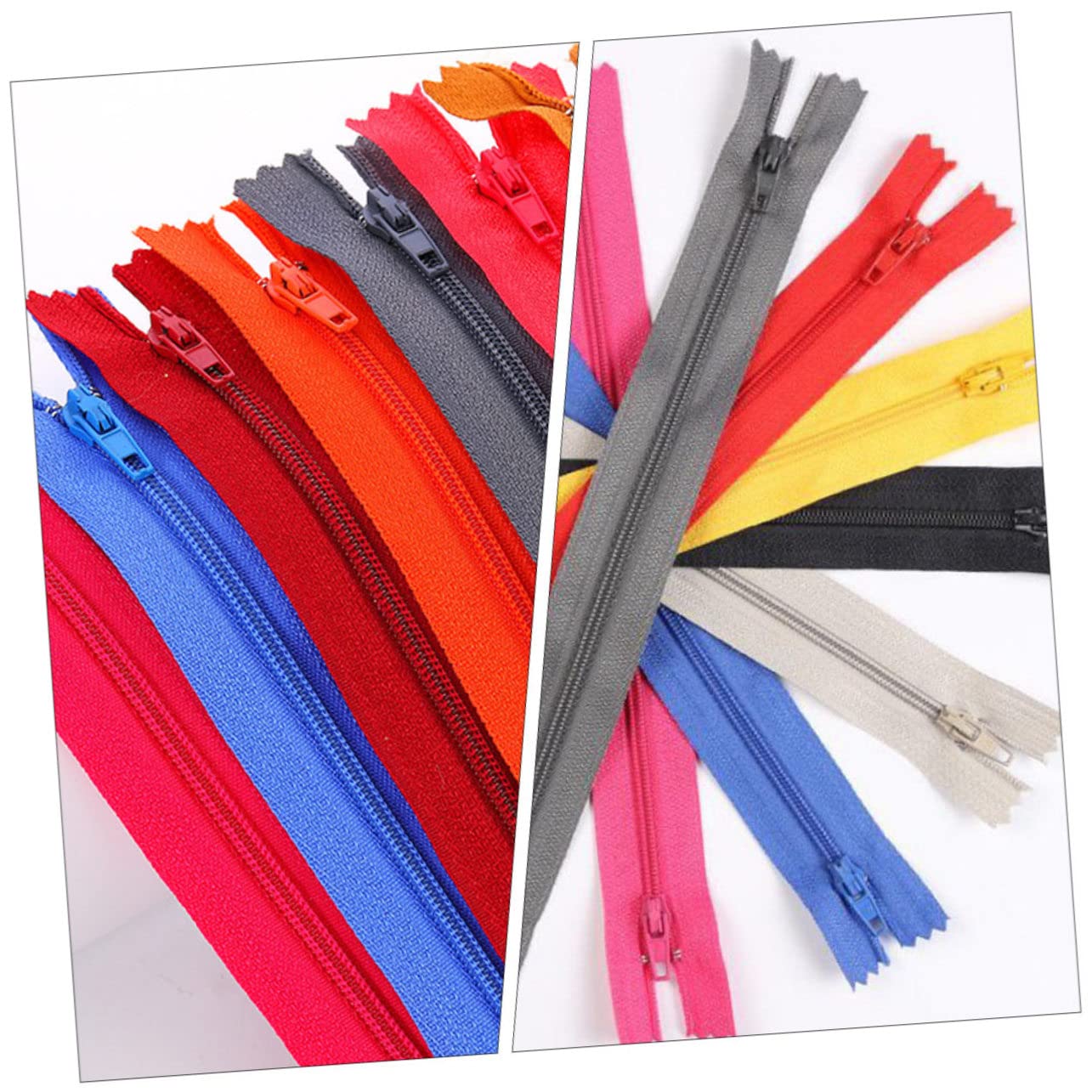 Artibetter 100pezzi Cerniere in Nylon Per Cucire Cerniere Spirale in Nylon Per Lavori Di Cucito Su Misura Colorate in Per Abbigliamento Valigie Borse e Stivali