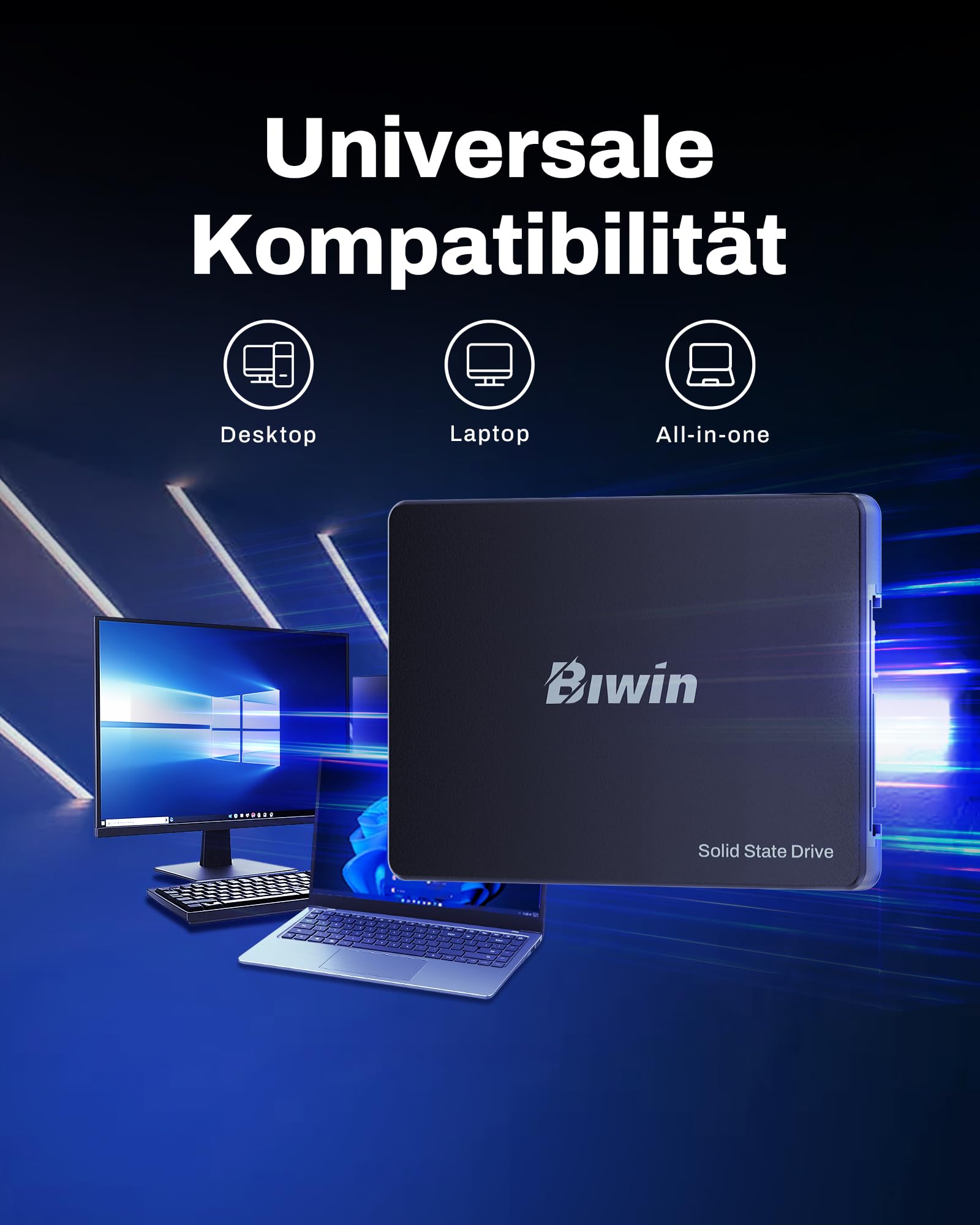 Biwin M100 512GB SSD 2.5 : Amazon.com.tr: Bilgisayar