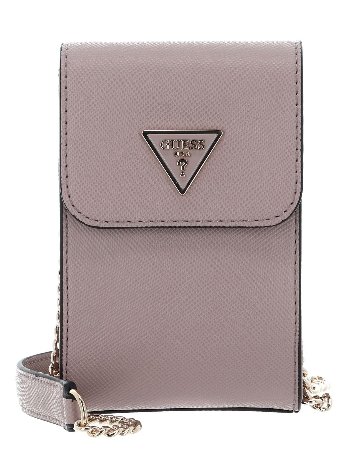 GUESS Umhängetasche Handytasche Noelle Flap Chit Chat Phone Bag Rosewood rosa