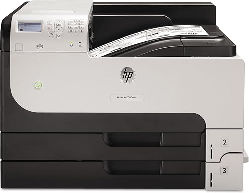 HP LaserJet Enterprise M712dn Impresora monocromática con Ethernet incorporado e impresión a doble cara (CF236A), gris