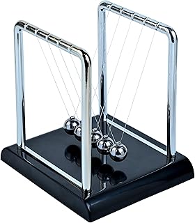 HindCraft Newton’s Cradle Pendulum 4 Inch – Swinging Balance Balls | Desk Toy for Office Table, Home Decor, Stress Relief, Price In India