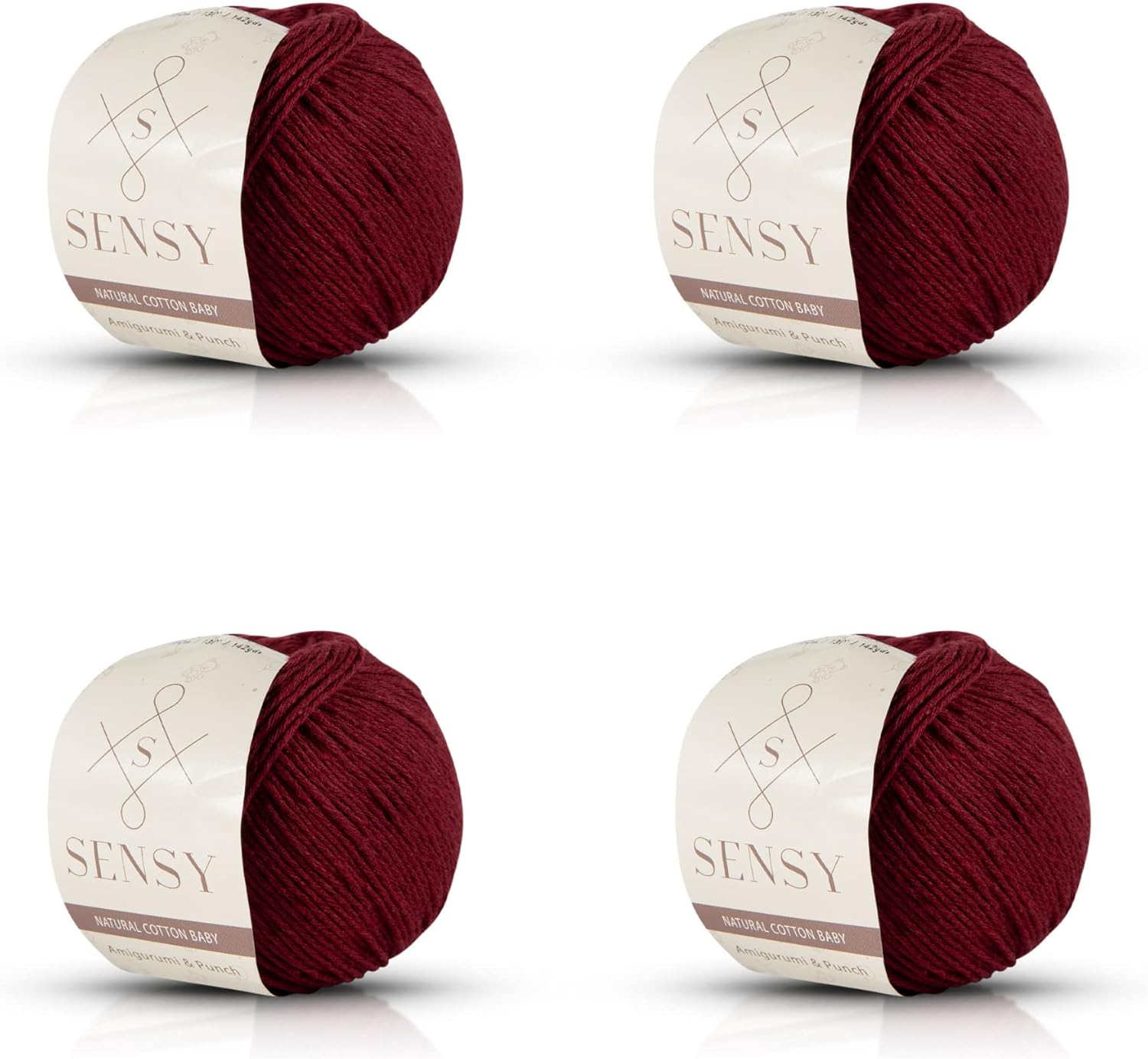 Sensy 100 Recycled Cotton Yarn for Amigurumi Knitting and