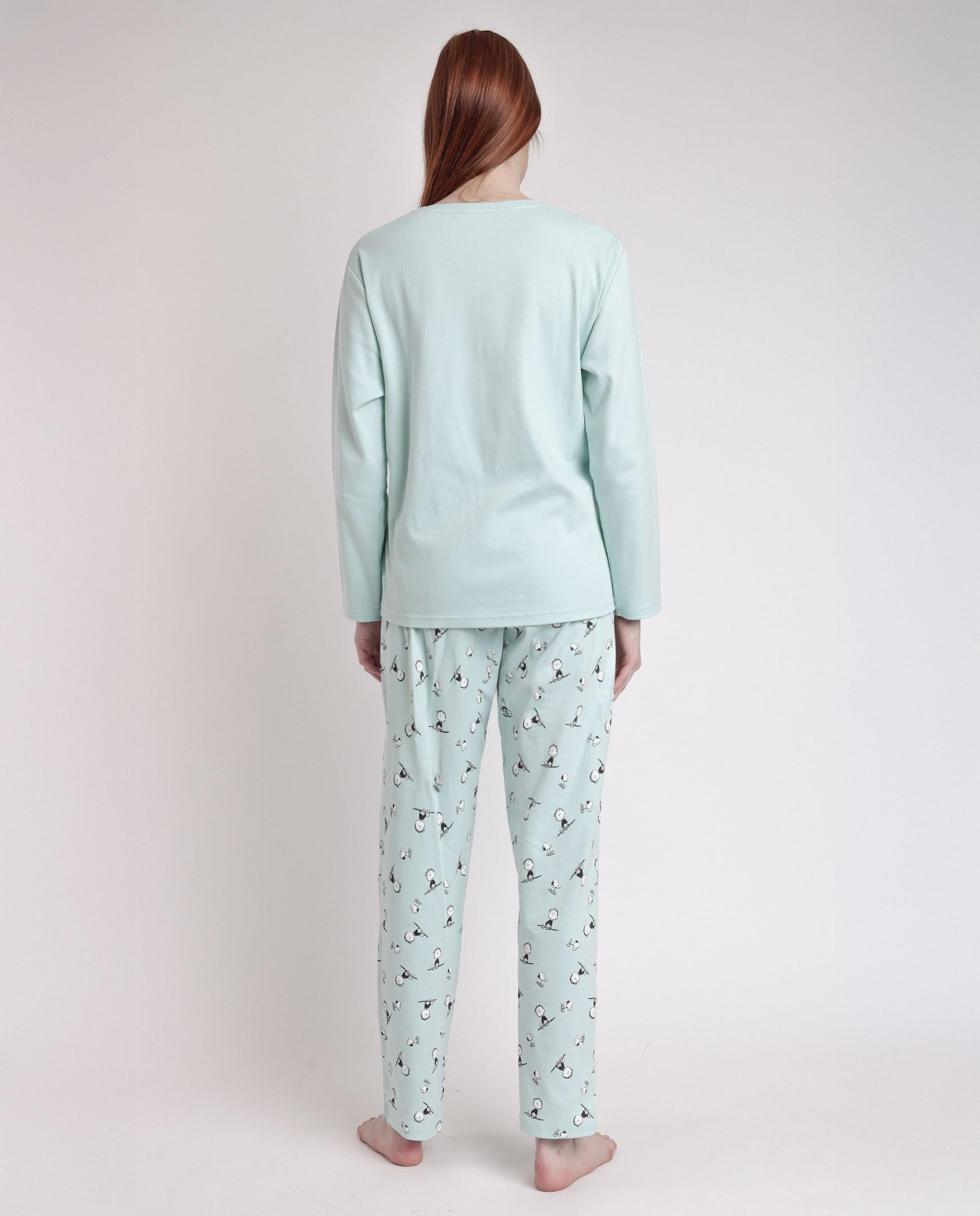 Peanuts Pijama Manga Larga Sleep Society para Mujer
