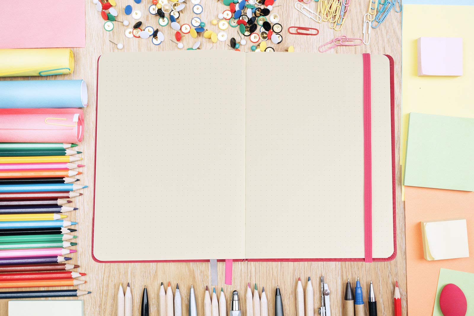 A5 Agenda Puntinato Journal Notebook Copertina Rigida 144 Pagine 80gsm
