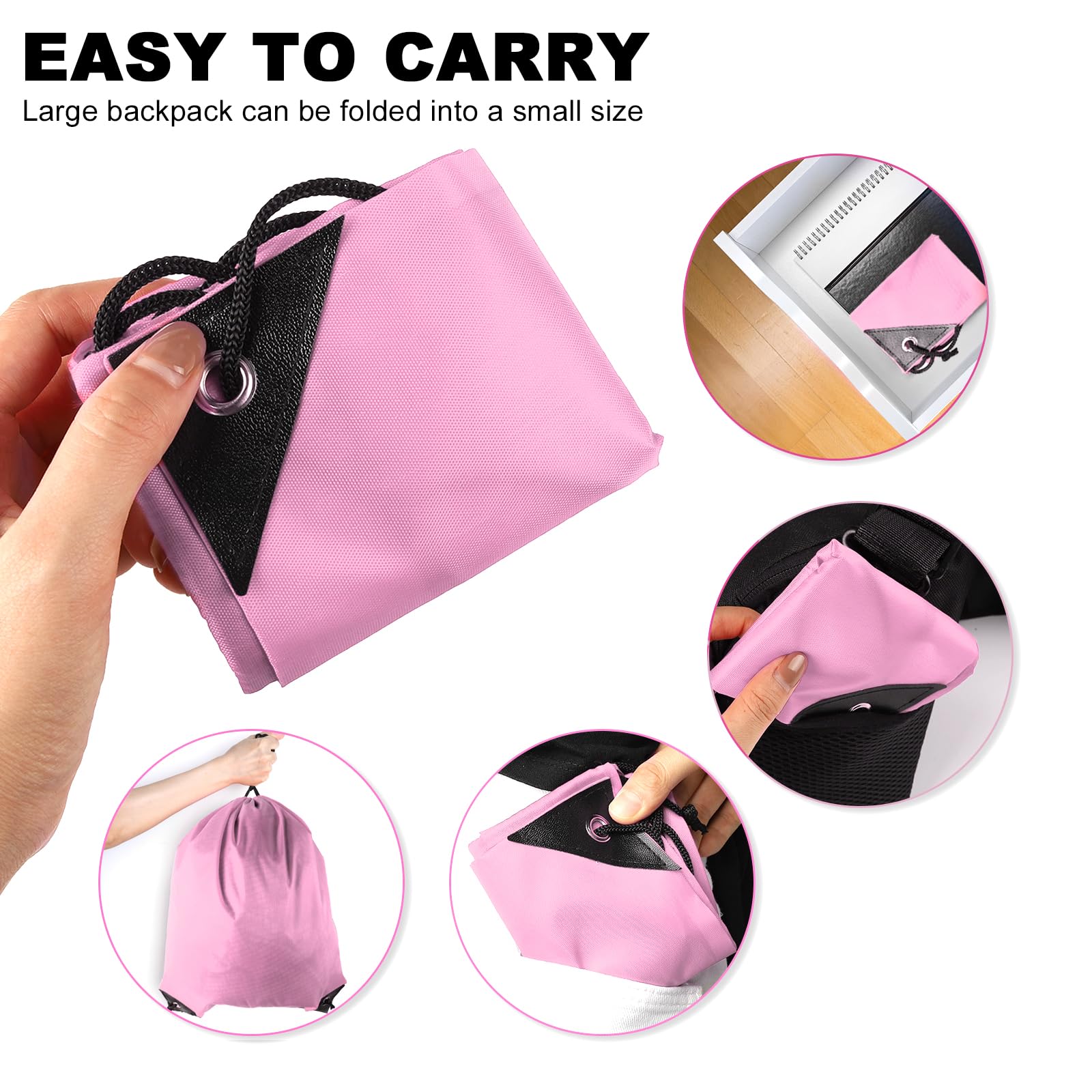 GoodtoU Zaino con coulisse Borse Cinch Borse con coulisse Borsa sportiva in nylon Bulk Draw String