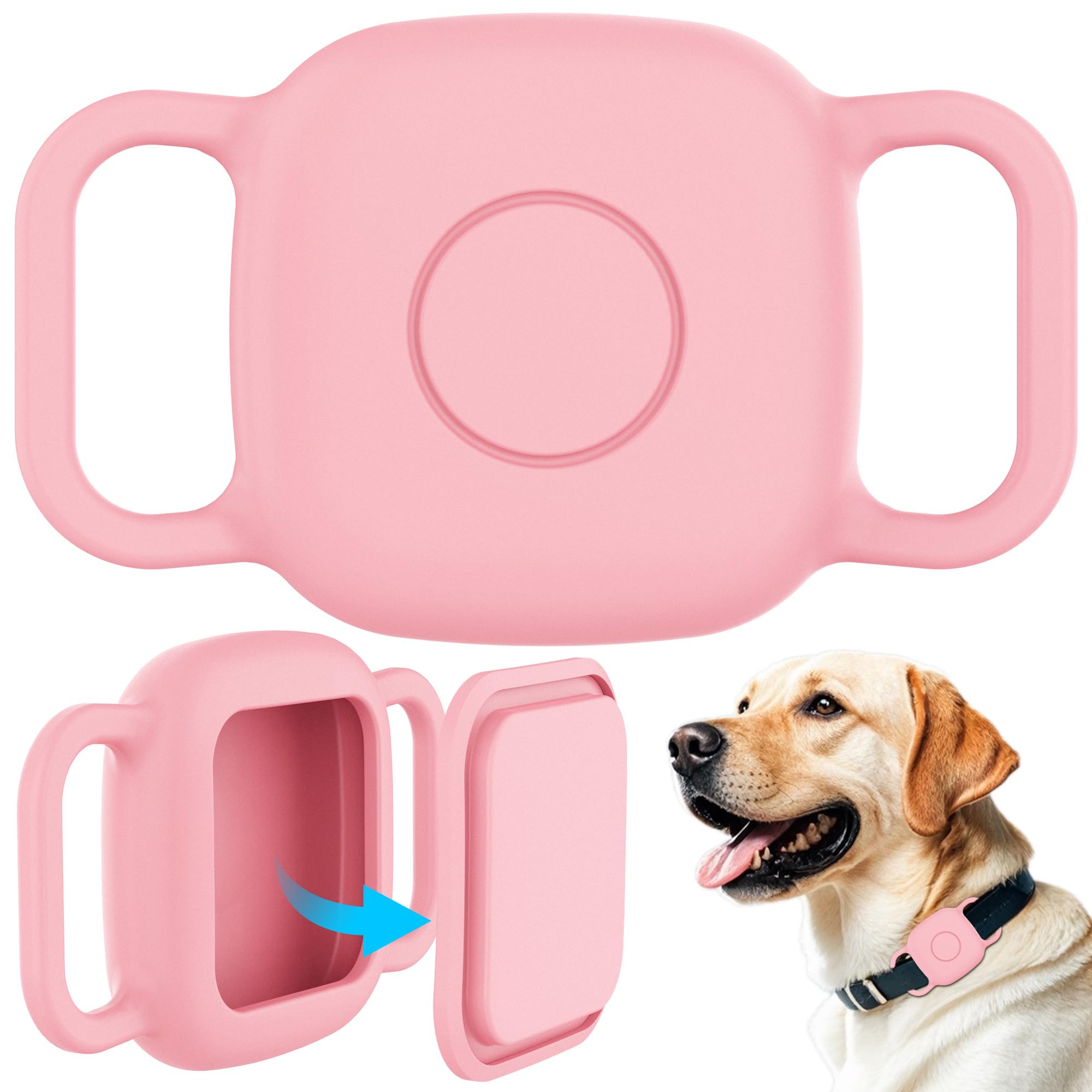 DDJ Dog Collar Case for Tile Life360 Mate 2024/2022 Bluetooth Tracker - Image 2