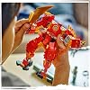 LEGO NINJAGO Kai's Fire Element Robot 71808 – Creative Toy Making Set Including Ninja Figure for Girls and Boys 7 Years Old and Over, Birthday Gift Idea for Kids (322 Pieces)