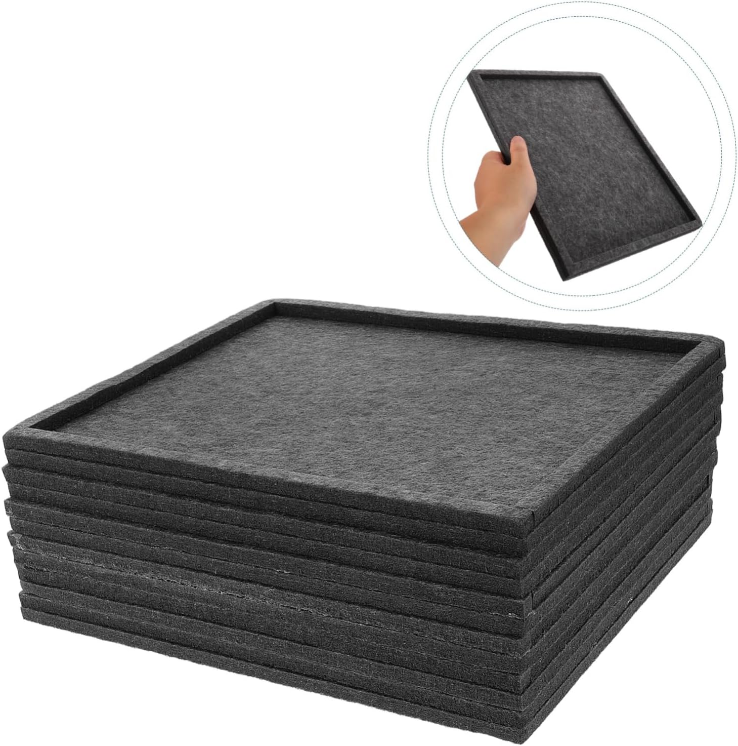 1set Puzzle Sorting Trays Organizer Stackable Sorting Trays Multipurpose Organizer