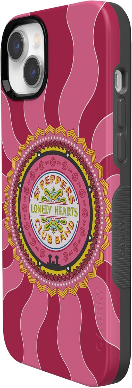 Casely iPhone 14 Case | Lonely Hearts Club | The Beatles SGT. Pepper's | Bold Protective Design | Compatible with MagSafe