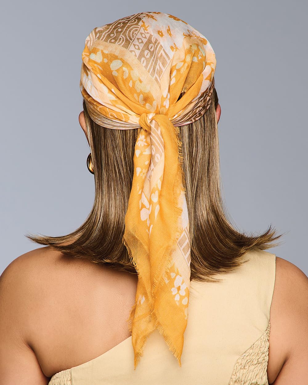 Maxwigs Under Cover Halo Hairpiece Color Shadow Shades Sugared Licorice - Gabor 11.5" Shoulder Length Medium Bob Cut Tru2Life Heat Friendly Synthetic Detachable Bangs Womens Sensitive Scalp