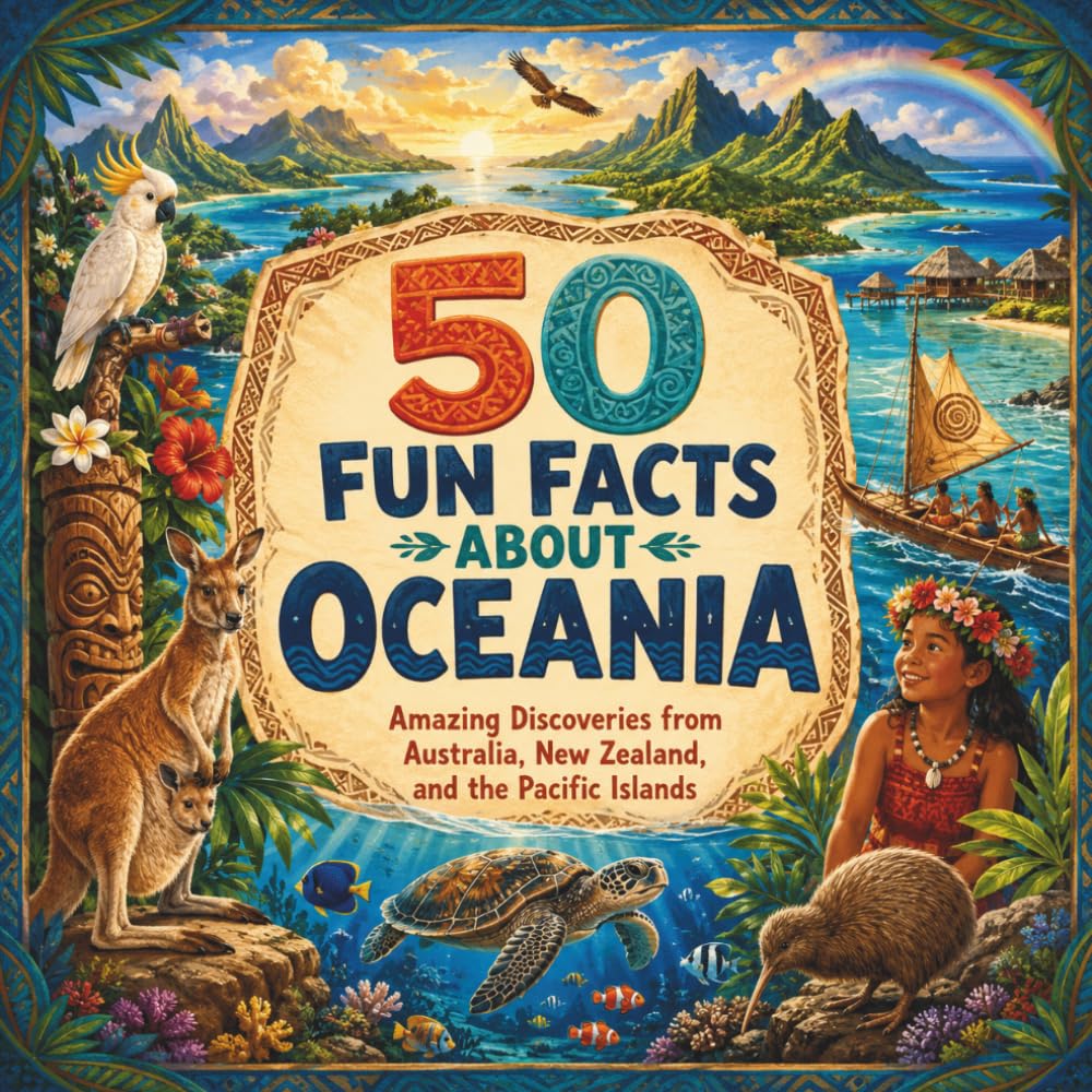 50 Fun Facts About Oceania: Amazing Discoveries from Australia, New Zealand, and the Pacific Islands (Geography for Kids)