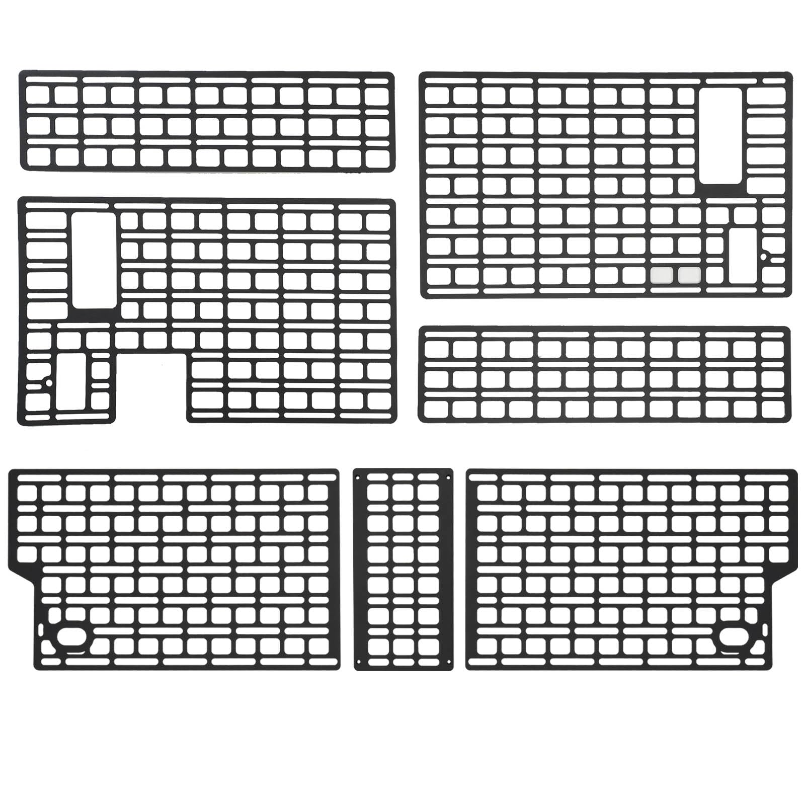 SZYANG Front Side Molle Panel Compatible with 19-24 Jeep Gladiator JT Truck Bed Molle Panel System Replacement for 2019-2024 Jeep Gladiator JT Accessories