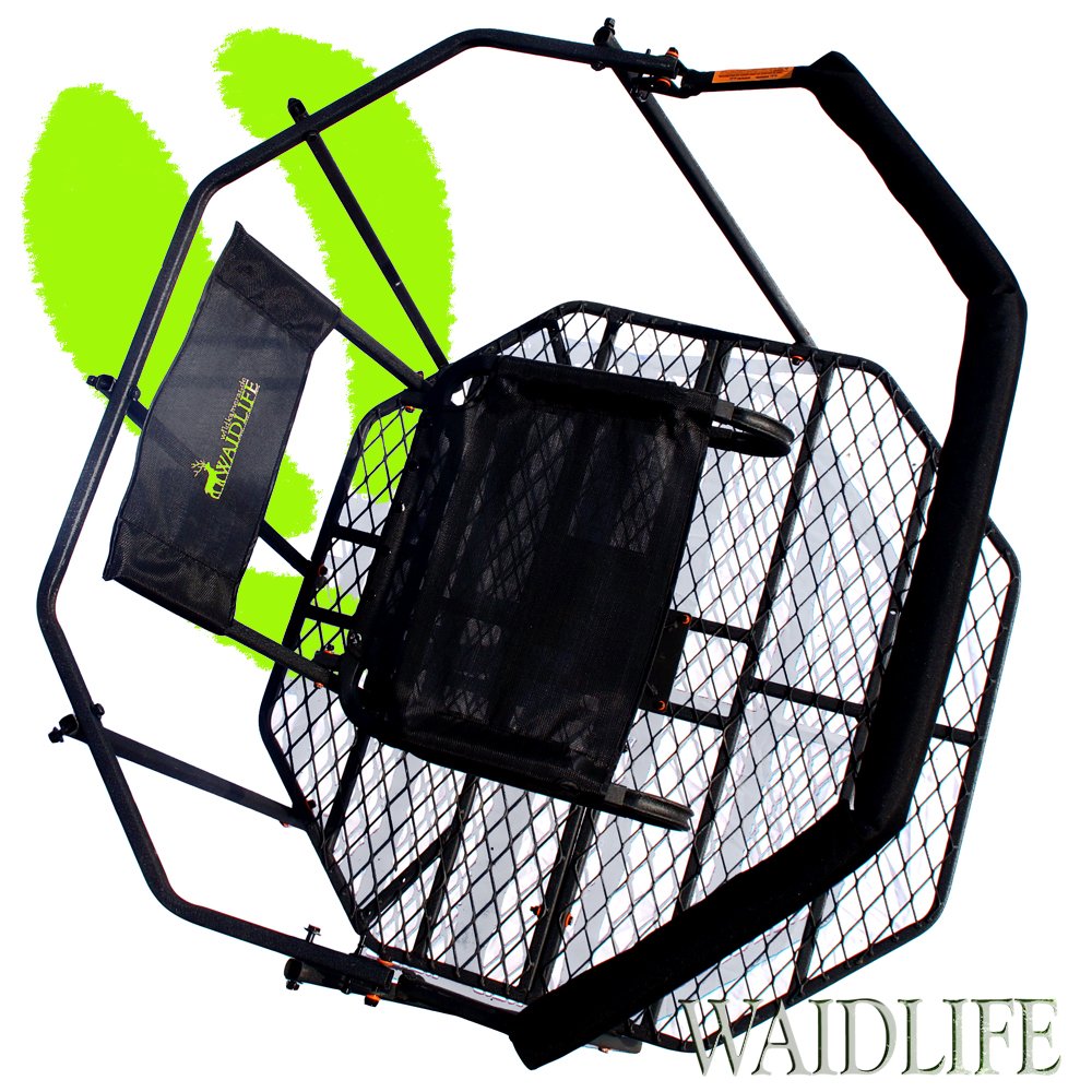 Cacería De Life 360 ° hochsitz Metal Caza – ANsitz – Escalera de Caza – Caza Púlpito