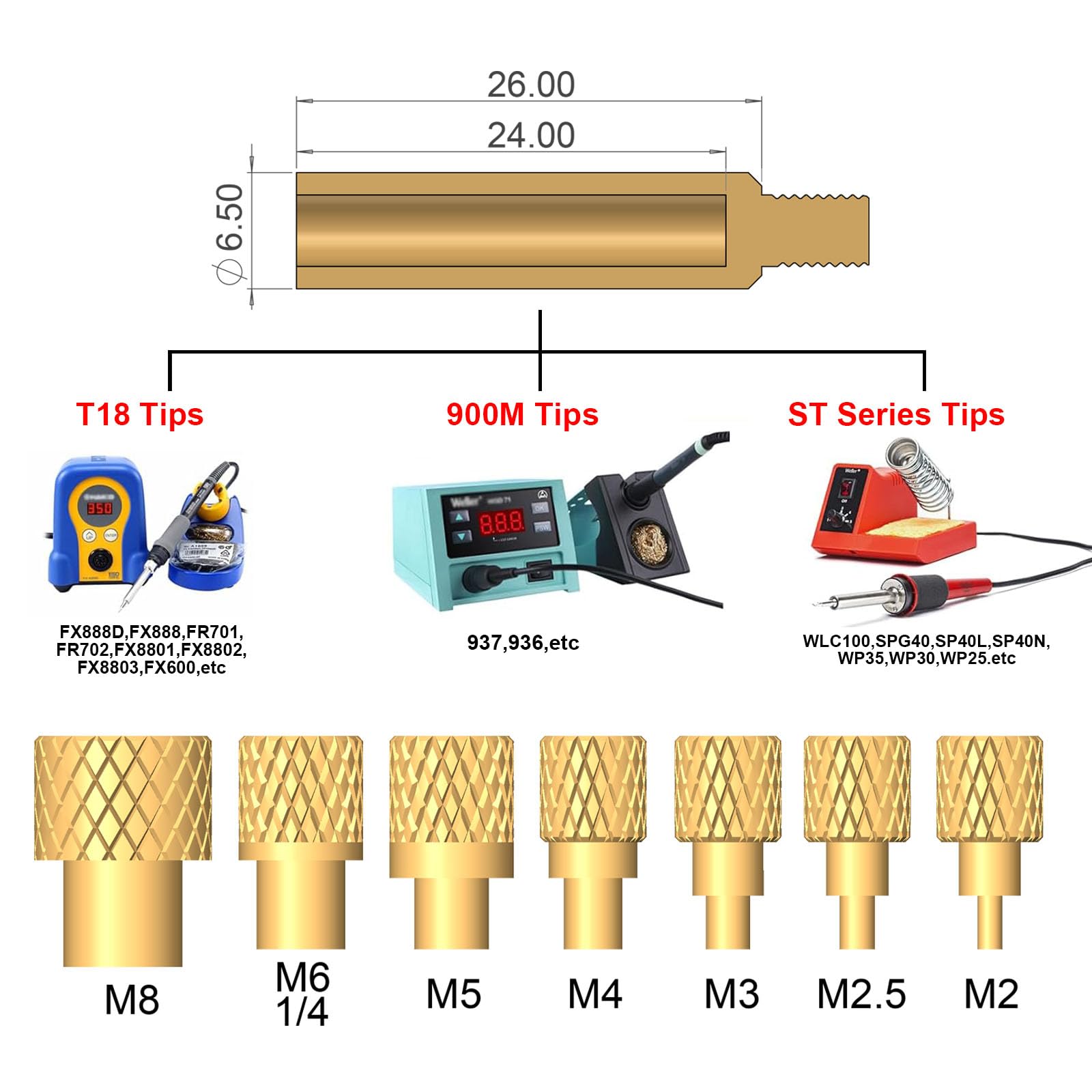 Juego de herramientas de inserción de calor, tuercas de latón, impresión 3D, soldador digital de 60 W y kit de 380 piezas de insertos roscados con puntas de inserción M2 M2.5 M3 M4 M5 M6 (1/4) M8 para