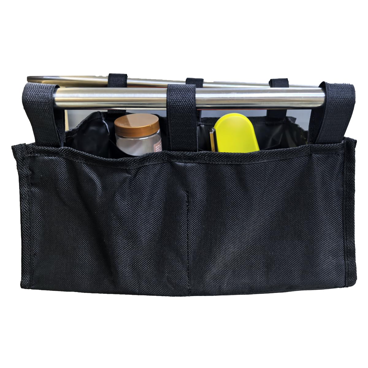 Bolsa de almacenamiento para silla de ruedas, bolsa para andador debajo del asiento para rodador, bolsa organizadora de almacenamiento para andadores para senoirs, accesorios para andadores
