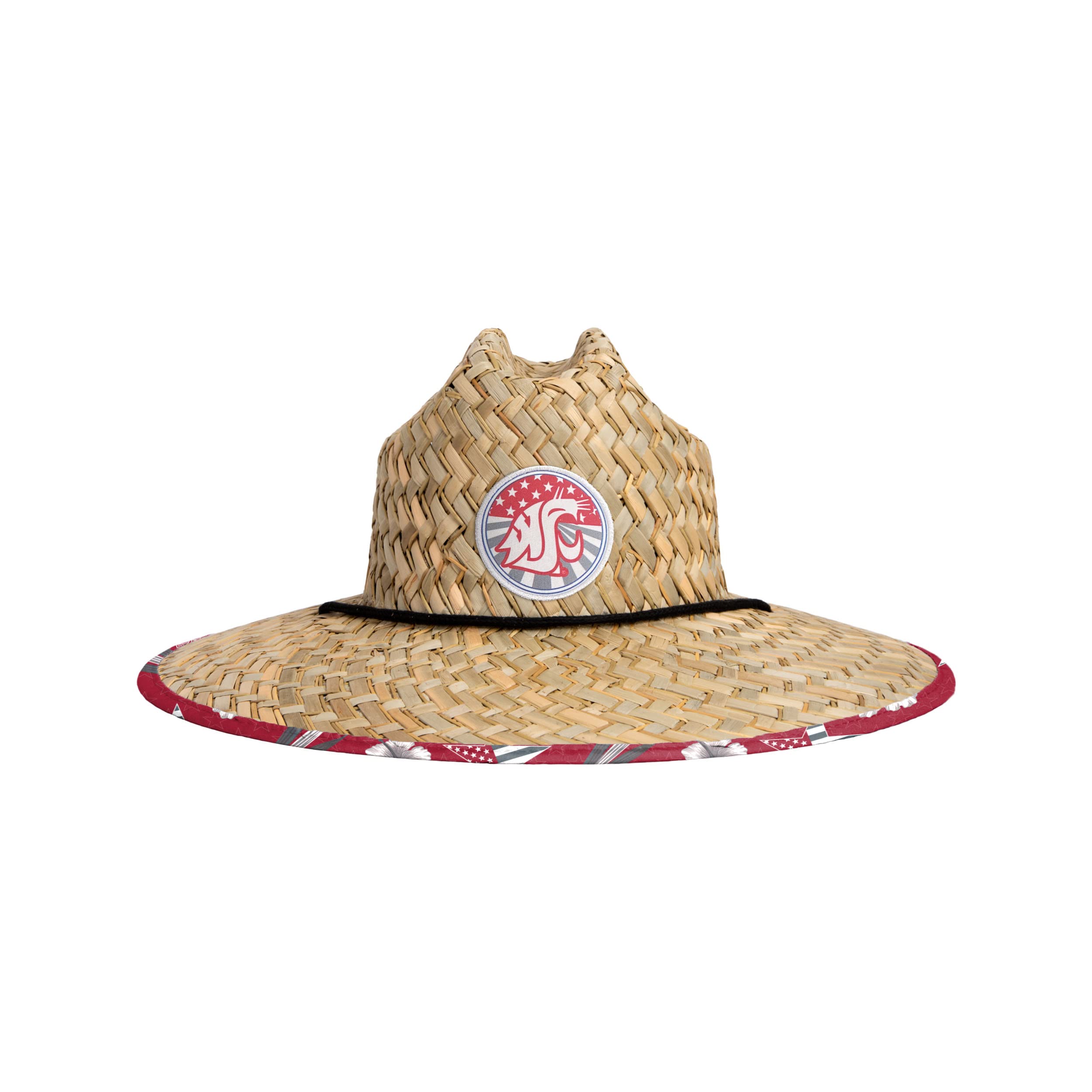 FOCO Washington State Cougars NCAA Americana Straw Hat