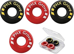 Tire-Shaped Tennis Dampener for Racket Strings with Storage Box | Silicone dampeners help reduce string vibration and improve racket feel during practice, match