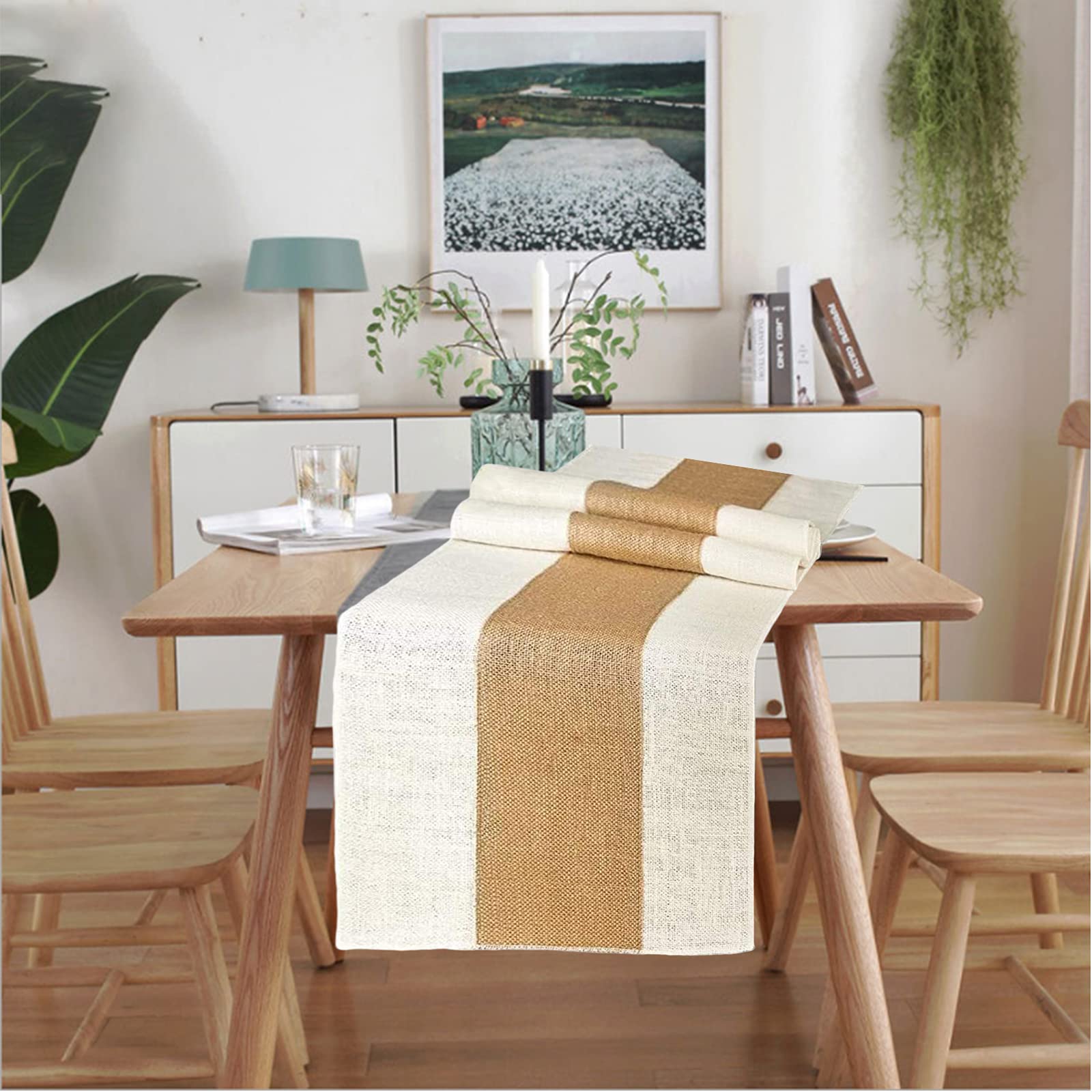 Hot Selling Jute Leinen Tisch läufer für Hochzeits feier Dekorationen Natur Sac