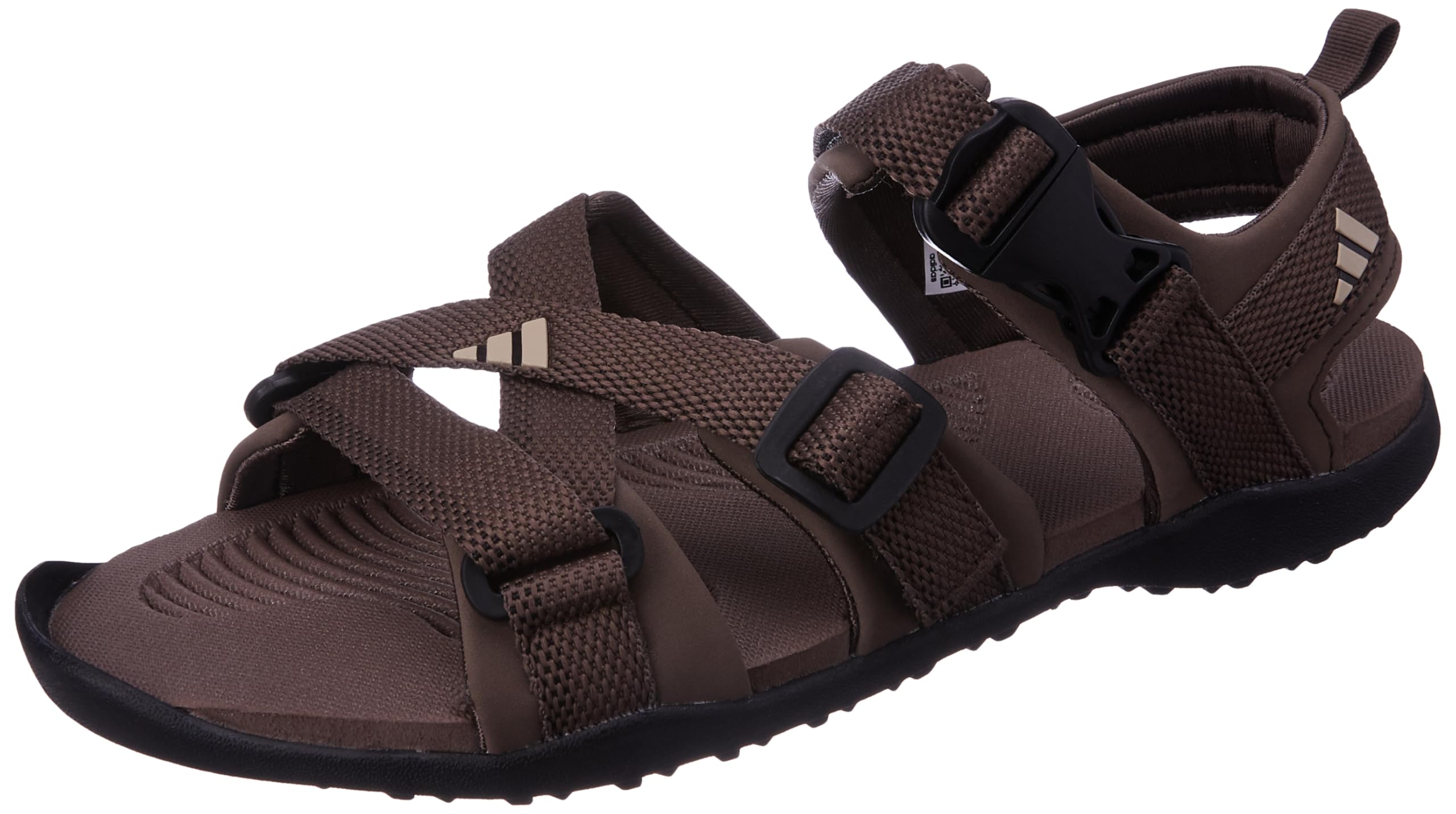Men NU GLADI M Synthetic Outdoor Sandal CBLACK/DOVGRY/BLIBLU | HPW45