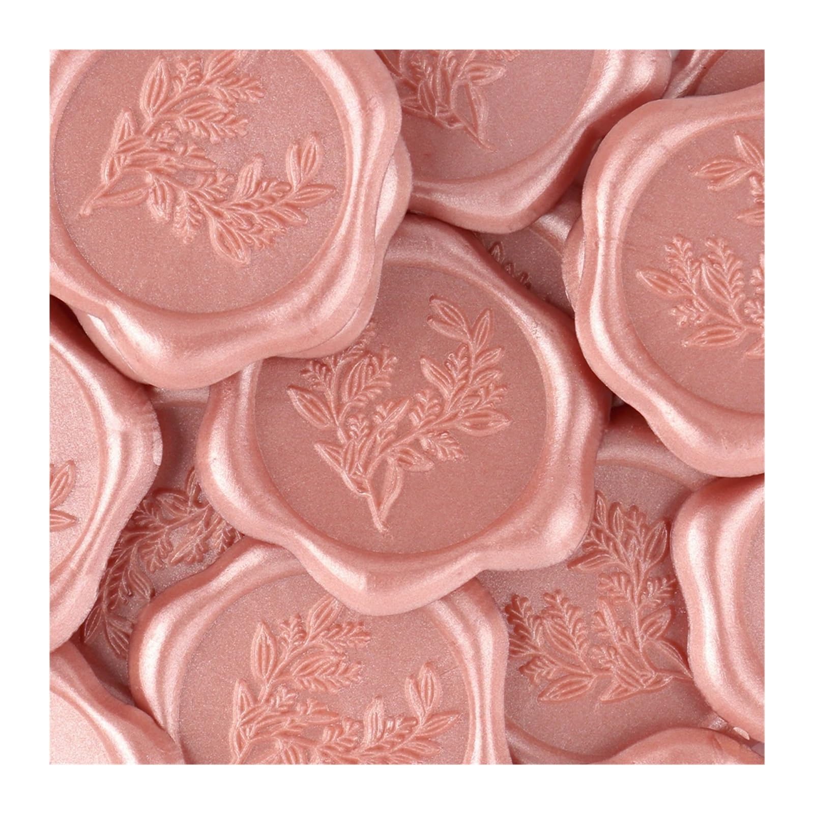 Efrjuwi Color 04 Wax Self-Adhesive Seal 20Pcs Eucalyptus Envelope Wedding Invitation Stickers(Color 04)