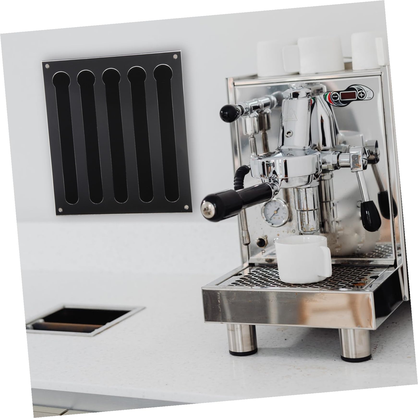 Transparenter Acryl Kapselhalter Wandmontage Kaffeezubehör Wandhalterung Kaffeekapsel Organizer Platzsparend Haushaltskapselhalter