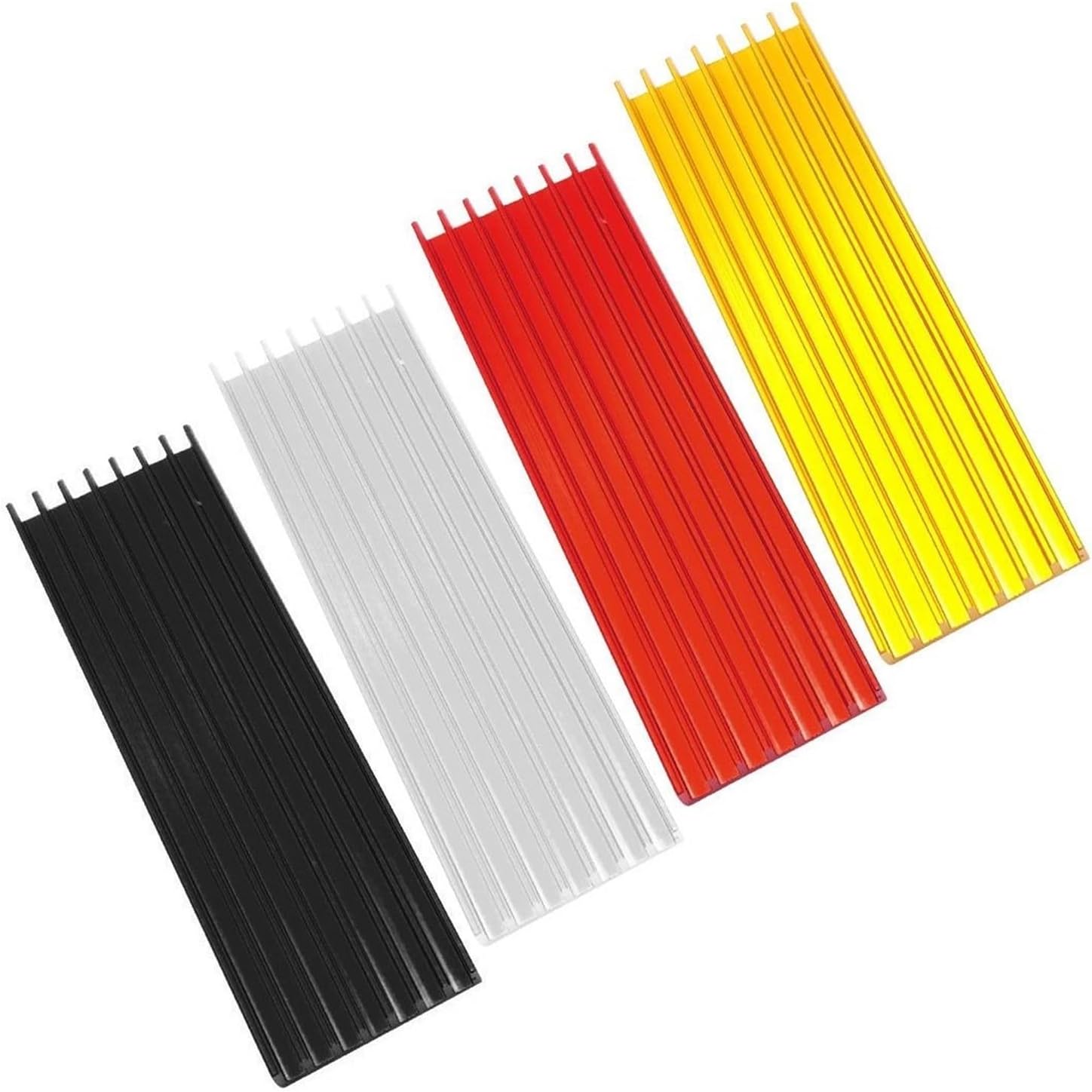 1 Pcs 6mm Aluminum Cooling Radiator Thermal Pad for M.2 Heatsink | Black