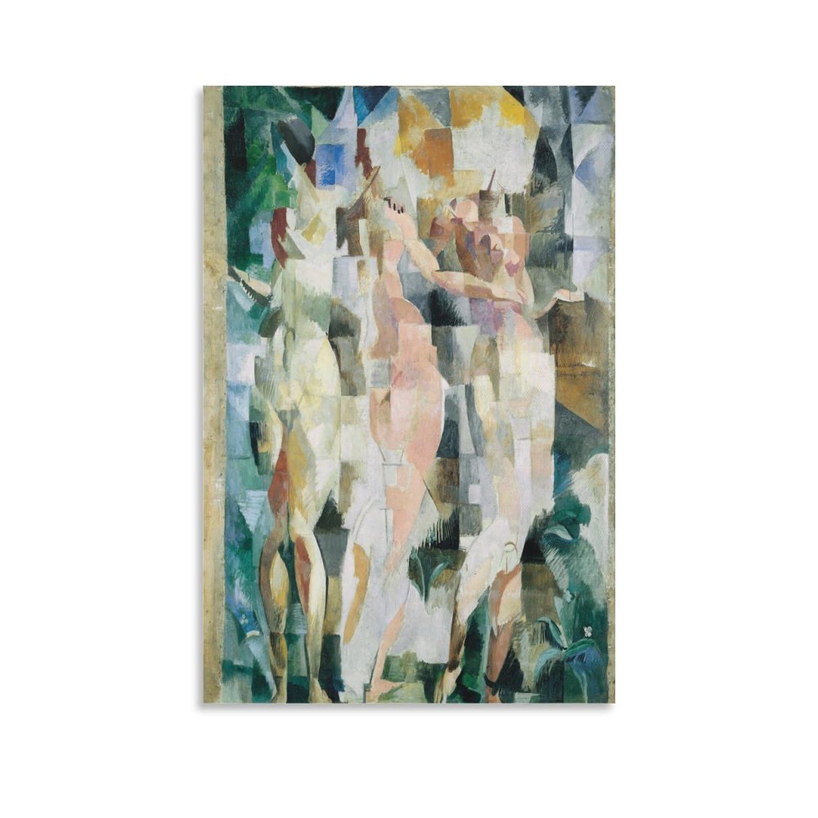 Amazon.co.jp: Robert Delaunayロベール・ドローネー抽象絵画《三美神
