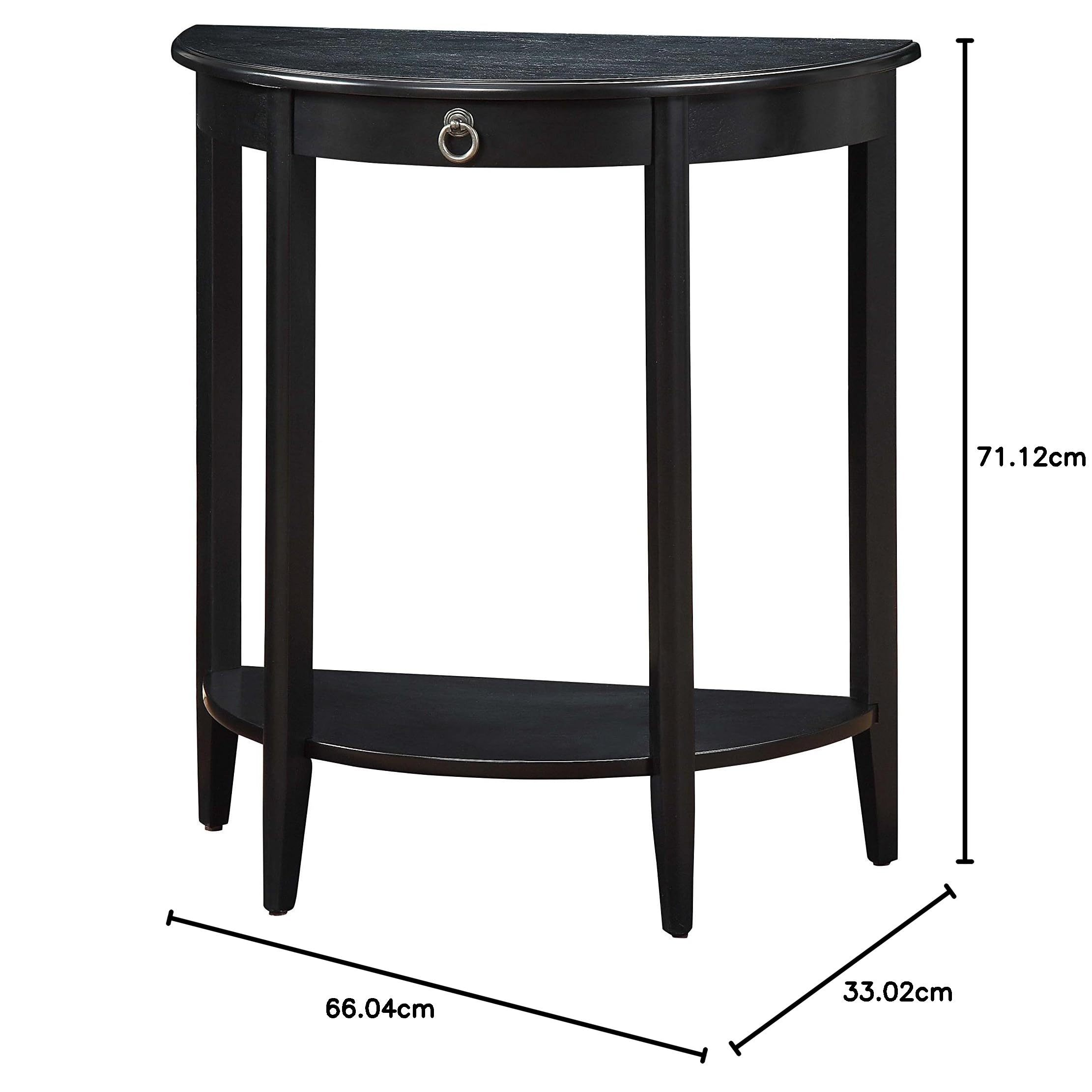 Amazon｜ACME Furniture 90163 Elcee ブラック コンソール