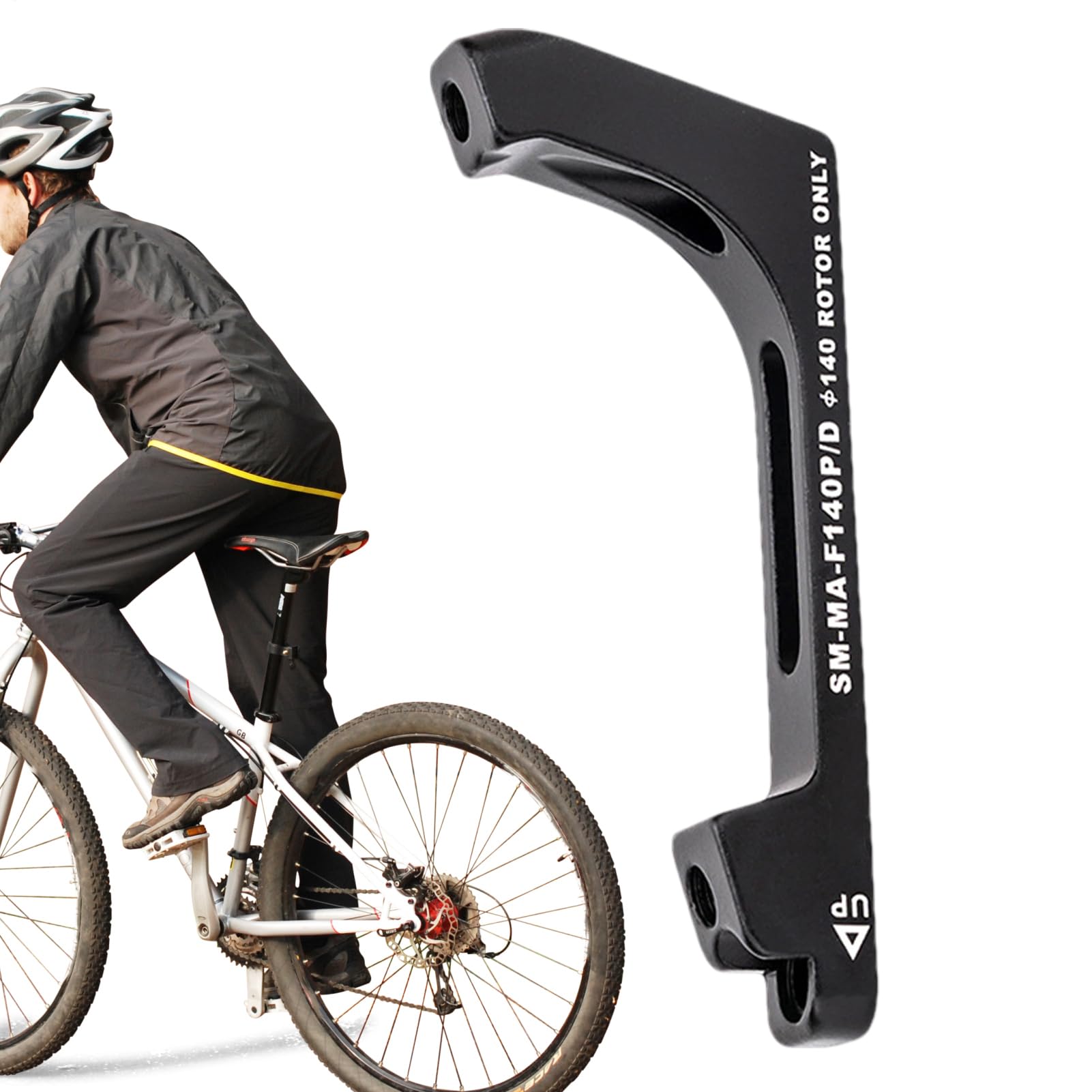 Adattatore per montaggio piatto a post, staffa di montaggio per freni a disco, adattatore multifunzionale da montaggio piatto a palo, adattatore per pinza freno per bici da corsa, adattatore facile da