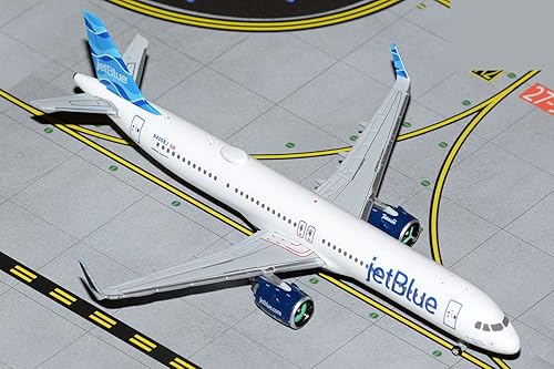 Miniatura 6 de Gemini Azul A321NEO 1400 REG#PR-YJE Bandera de Brasil Livery GJ2073