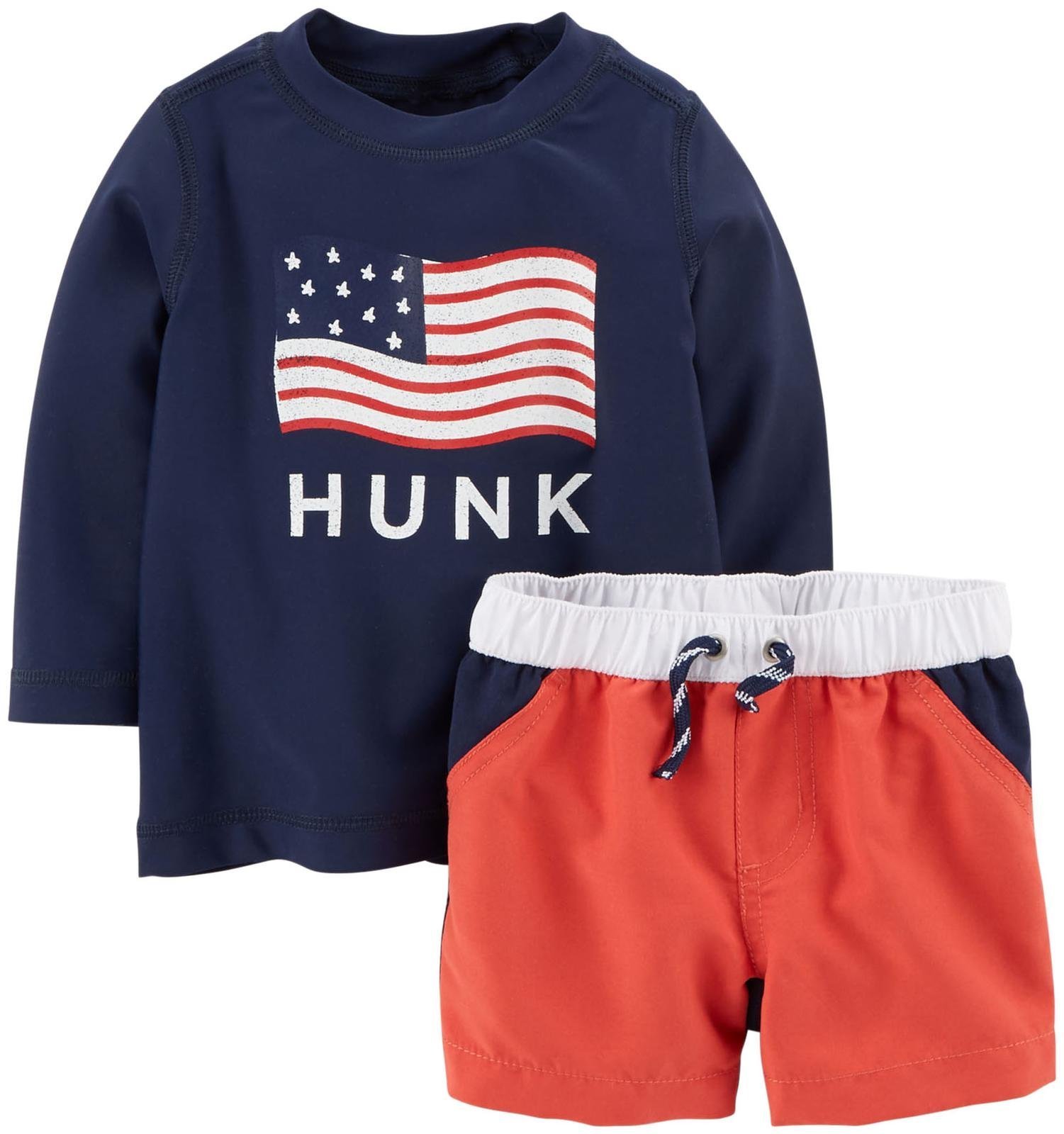 Carter's De Carter bebé niños '2 Piece 4th de Julio Swim Set (Baby)